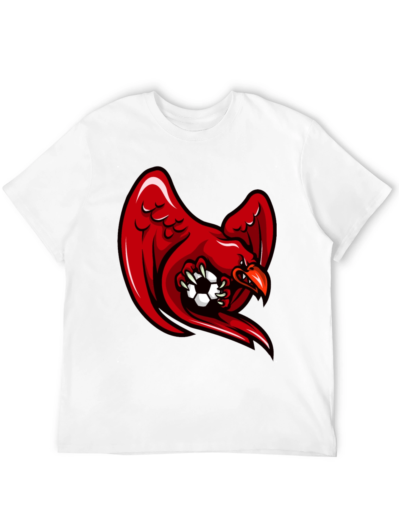 Red Eagle Soccer Black T-Shirt