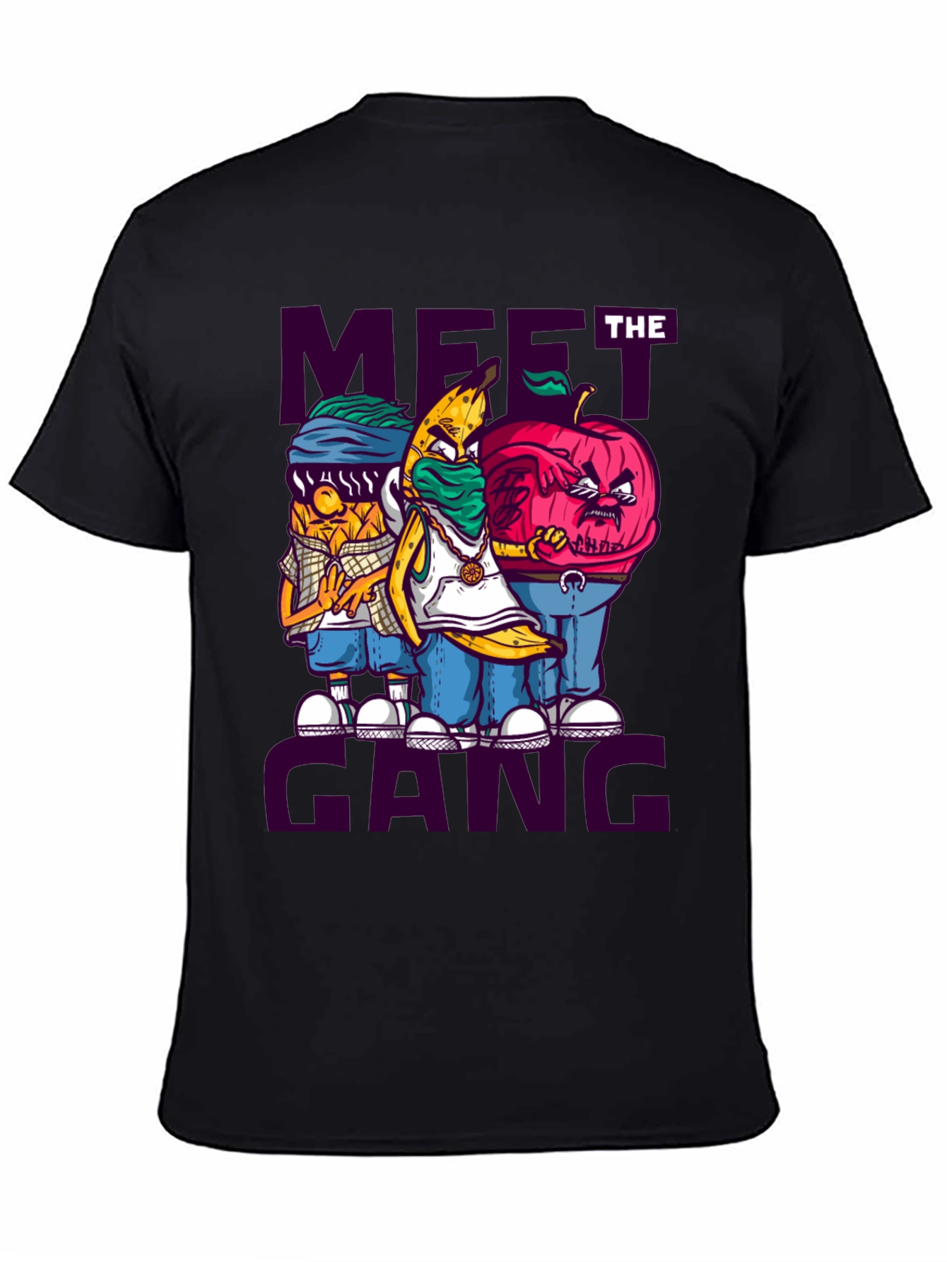 Meet the Gang T-Shirt - Urban Fruit Cartoon Tee