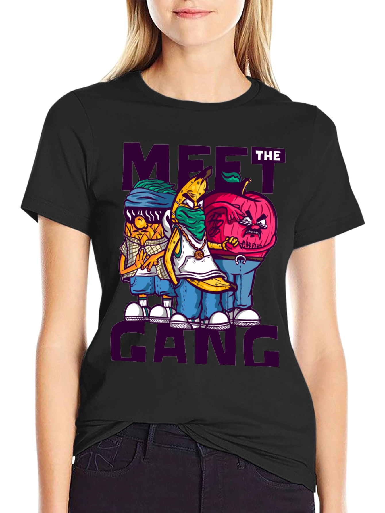 Meet the Gang T-Shirt - Urban Fruit Cartoon Tee