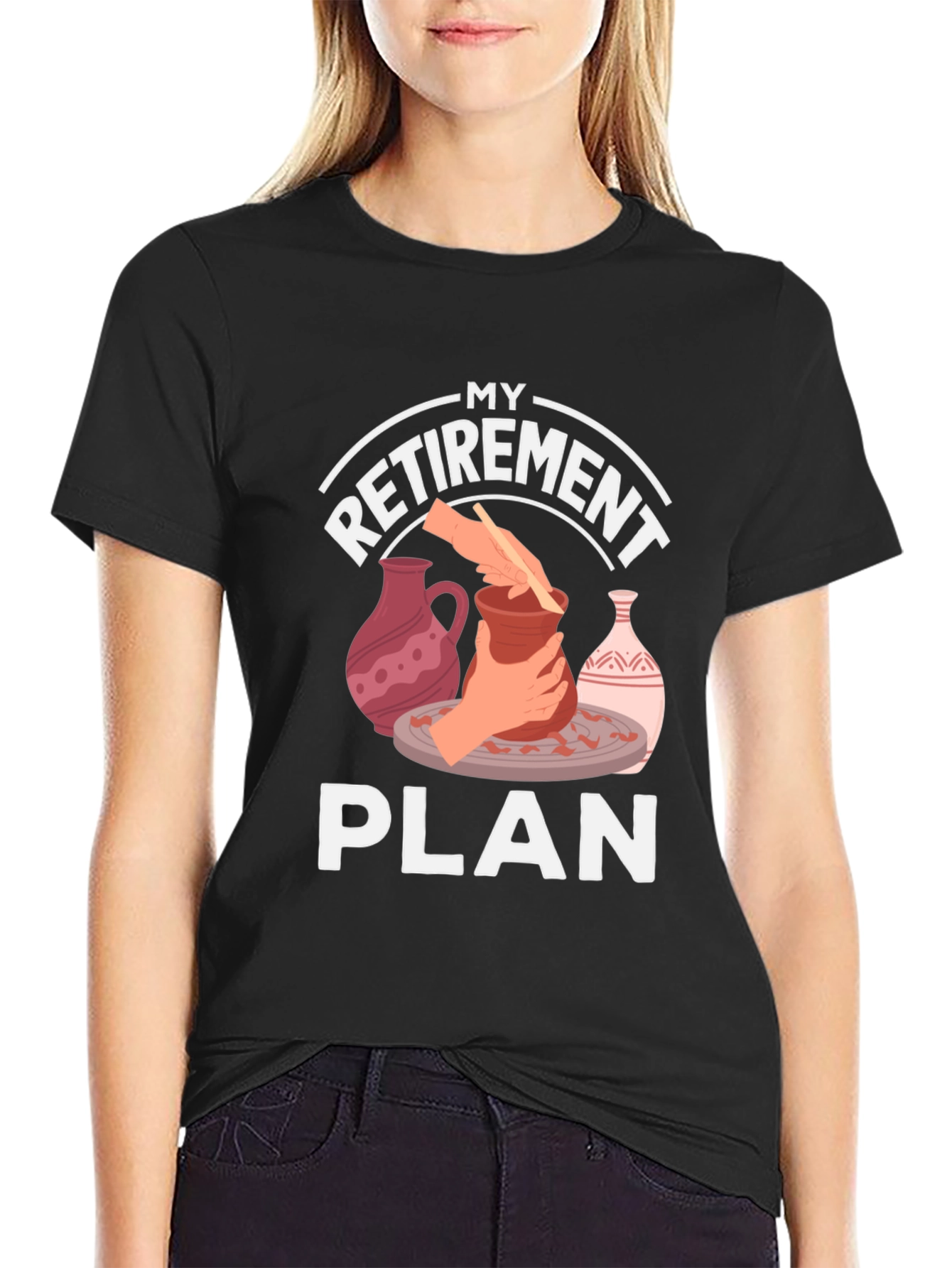 My Retirement Plan Pottery T-Shirt