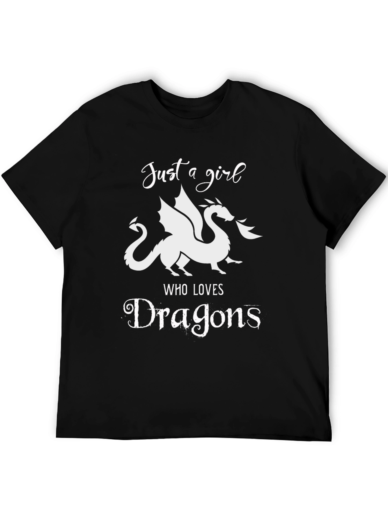 Just A Girl Who Loves Dragons T-Shirt