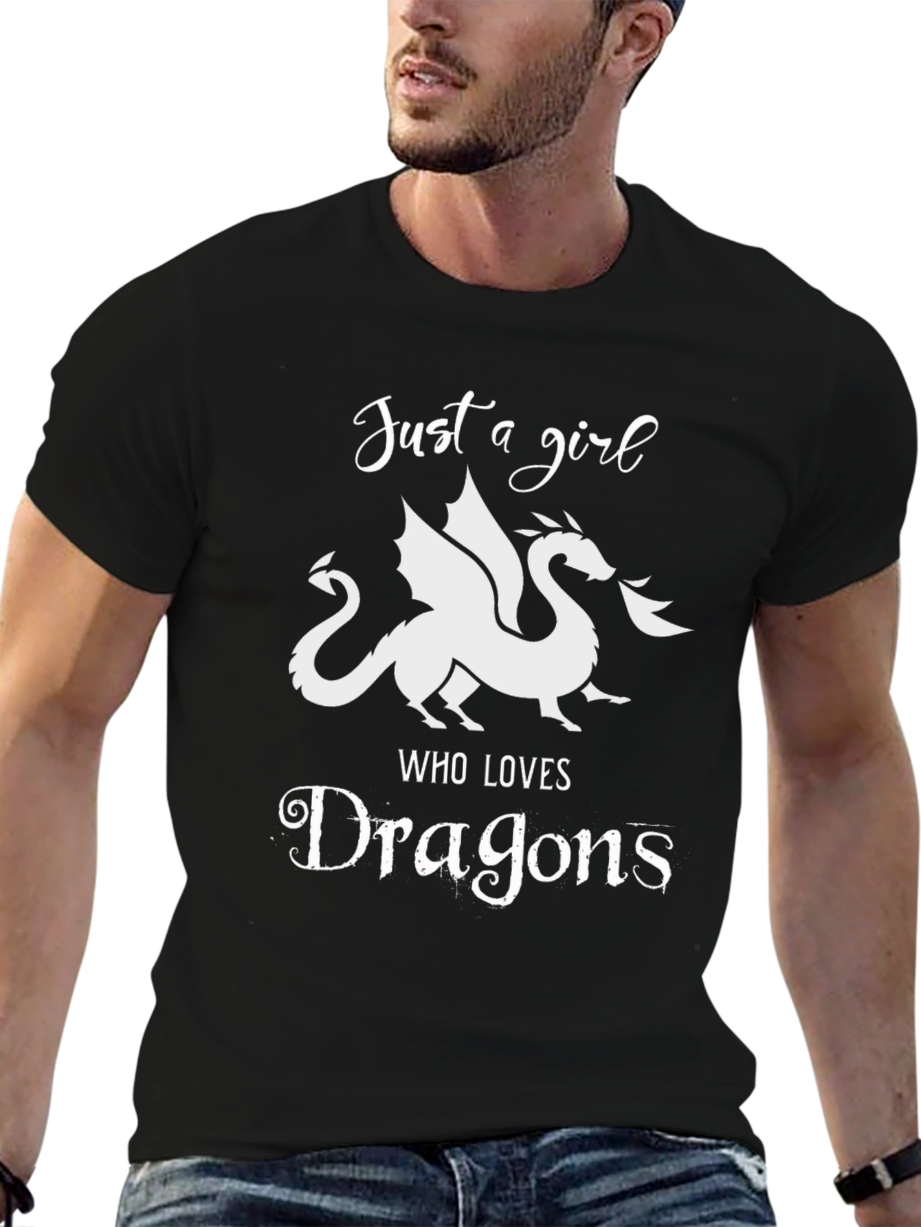 Just A Girl Who Loves Dragons T-Shirt