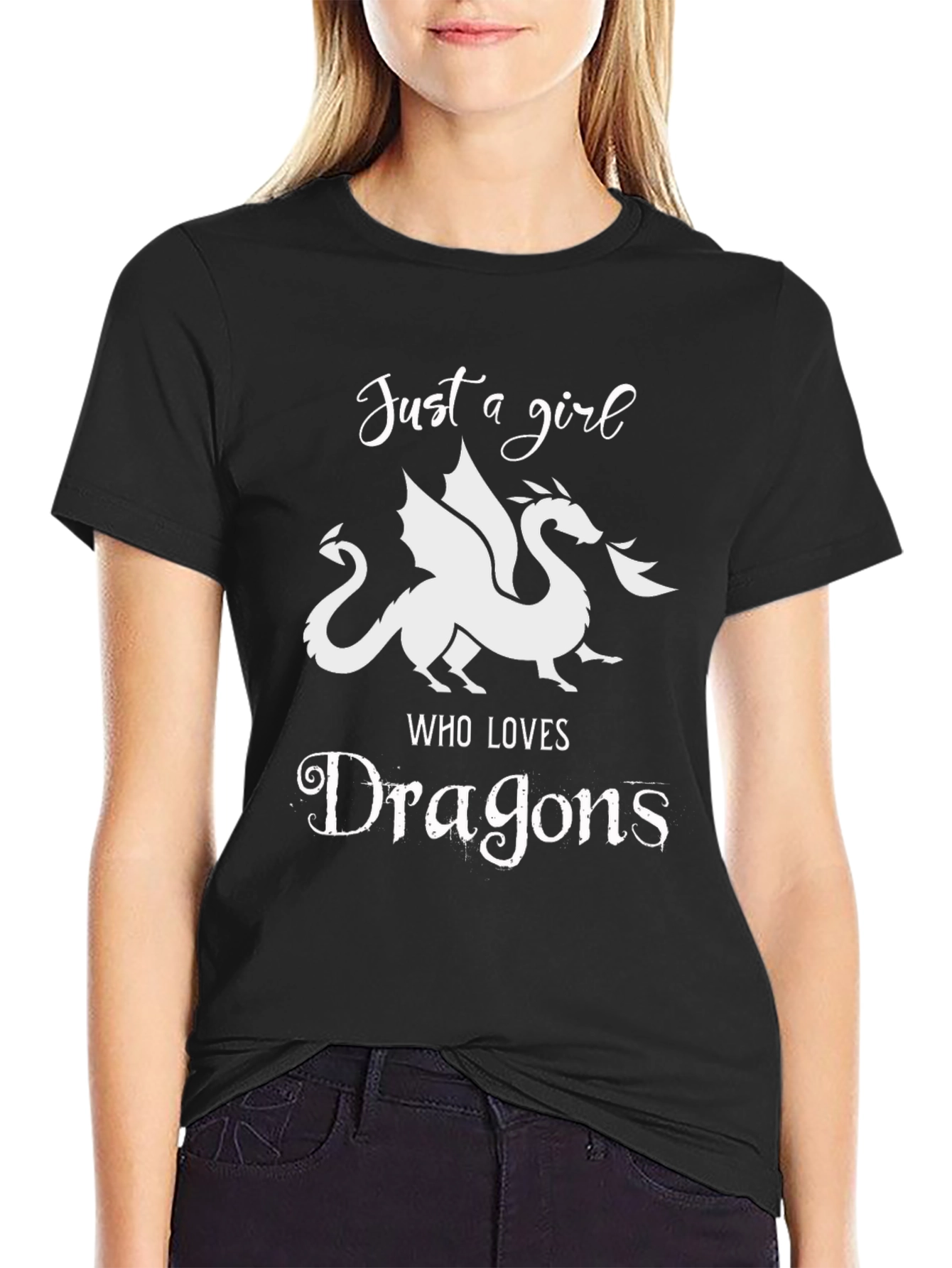 Just A Girl Who Loves Dragons T-Shirt