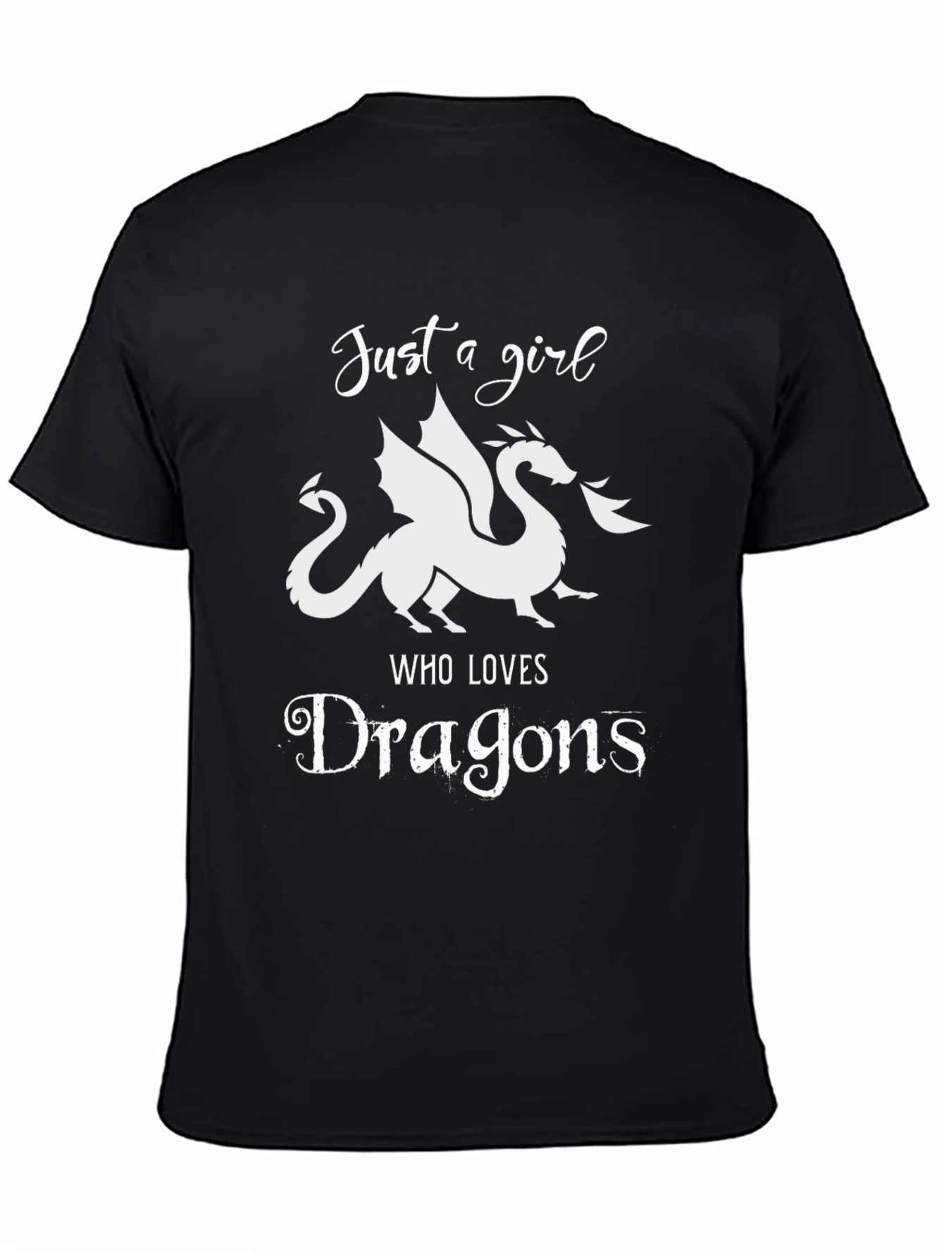Just A Girl Who Loves Dragons T-Shirt