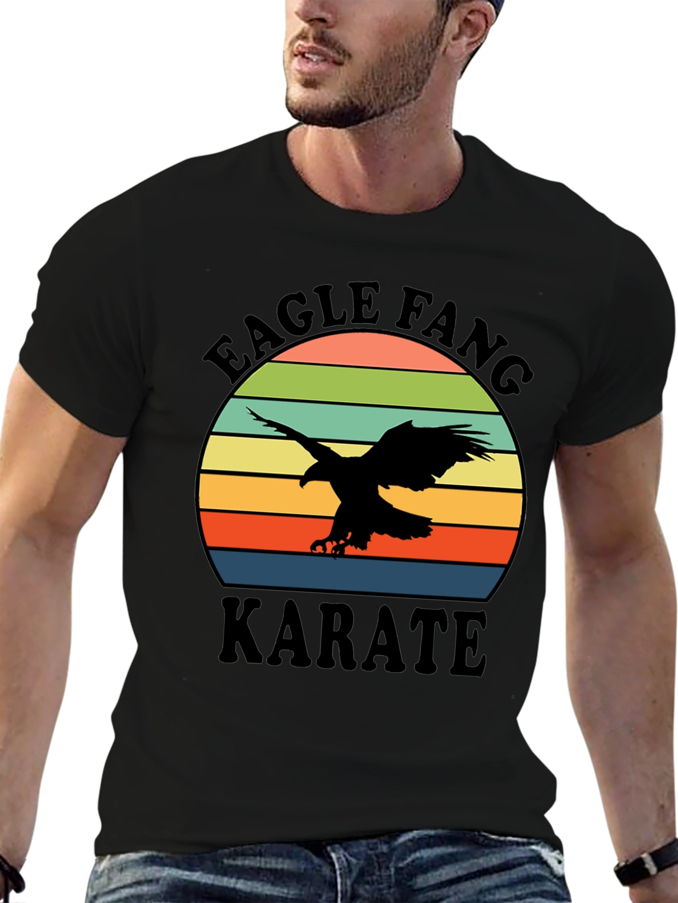 Eagle Fang Karate T-Shirt Retro Design