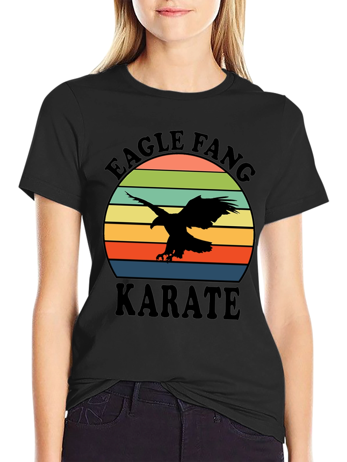 Eagle Fang Karate T-Shirt Retro Design