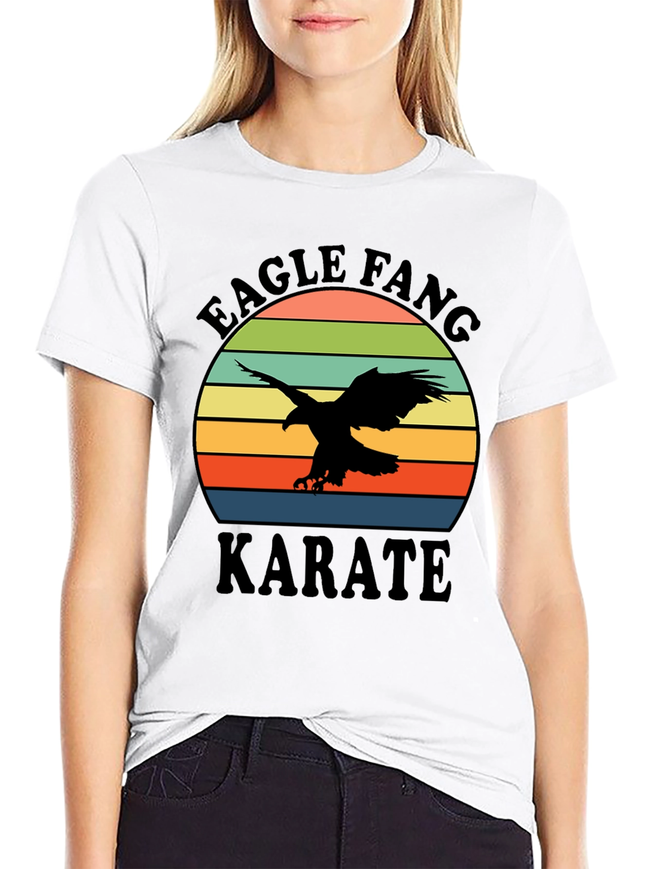 Eagle Fang Karate T-Shirt Retro Design