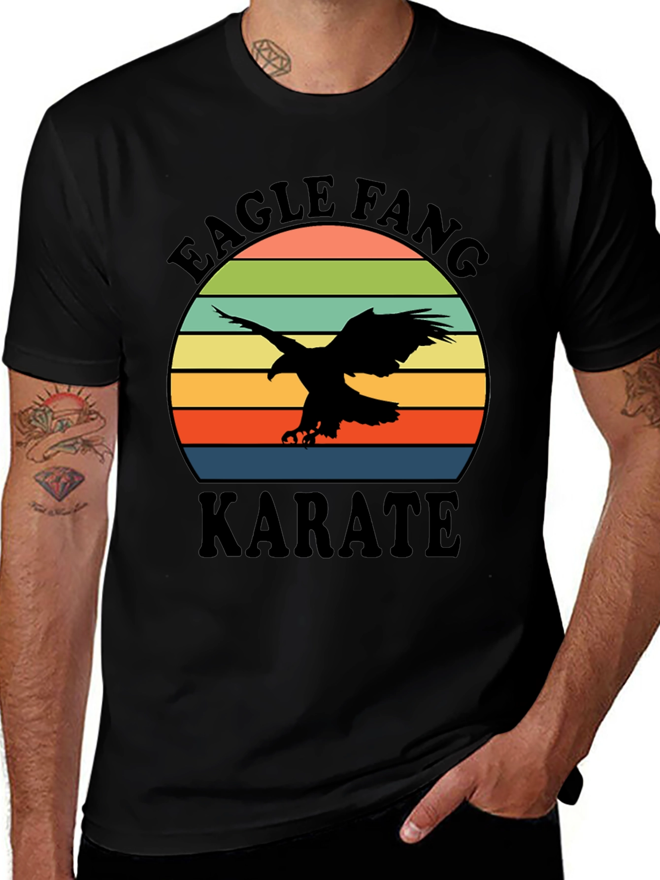 Eagle Fang Karate T-Shirt Retro Design