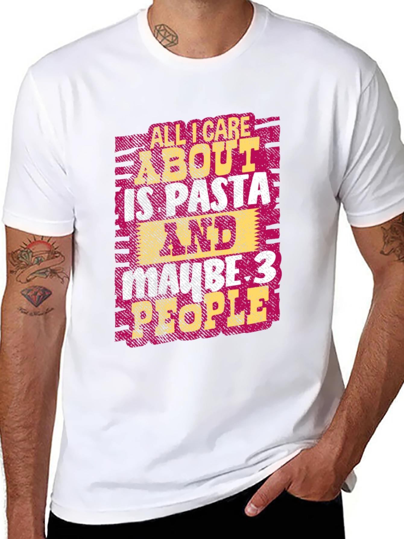 Pasta Lover T-Shirt - Funny Graphic Tee