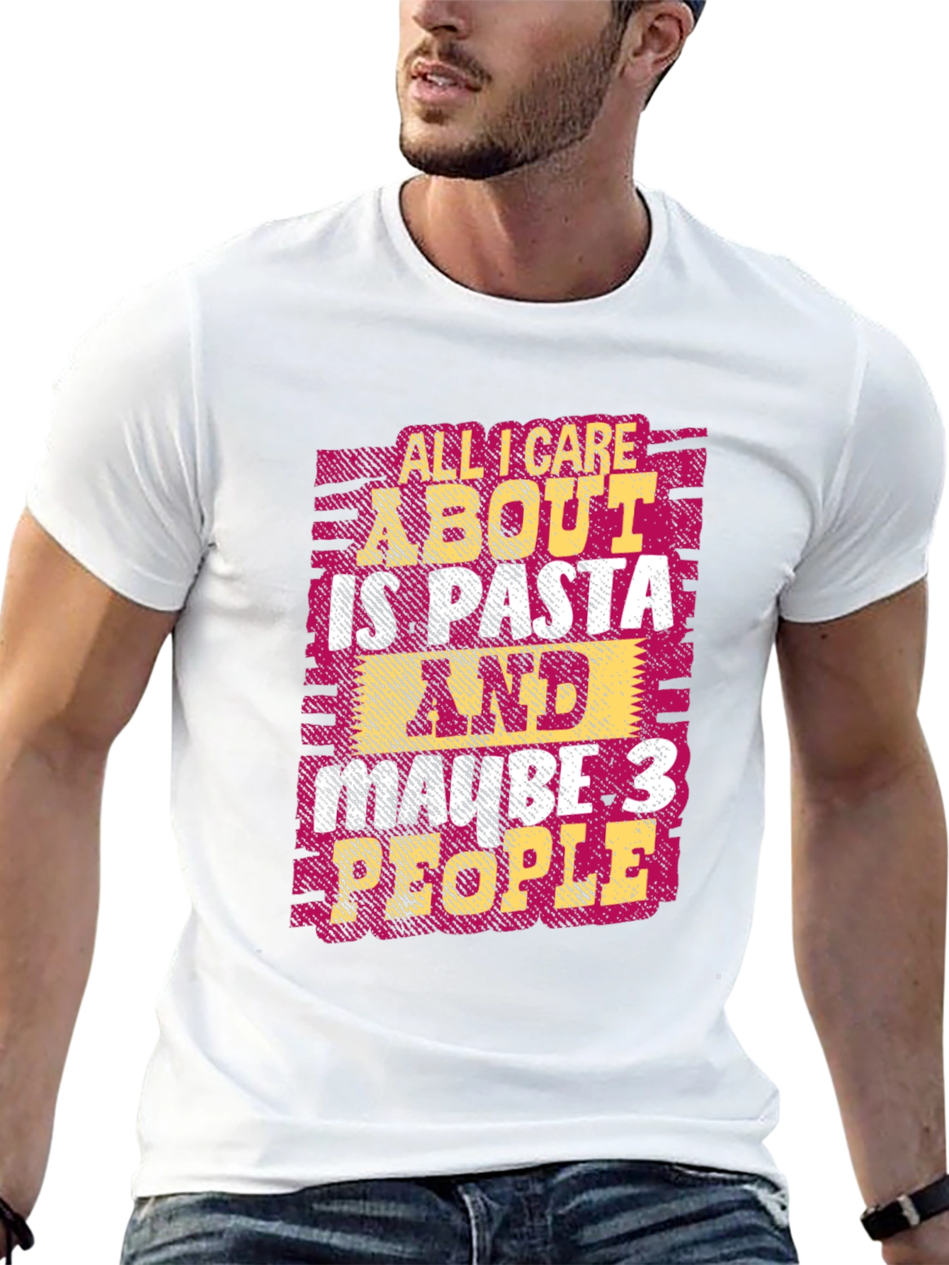 Pasta Lover T-Shirt - Funny Graphic Tee