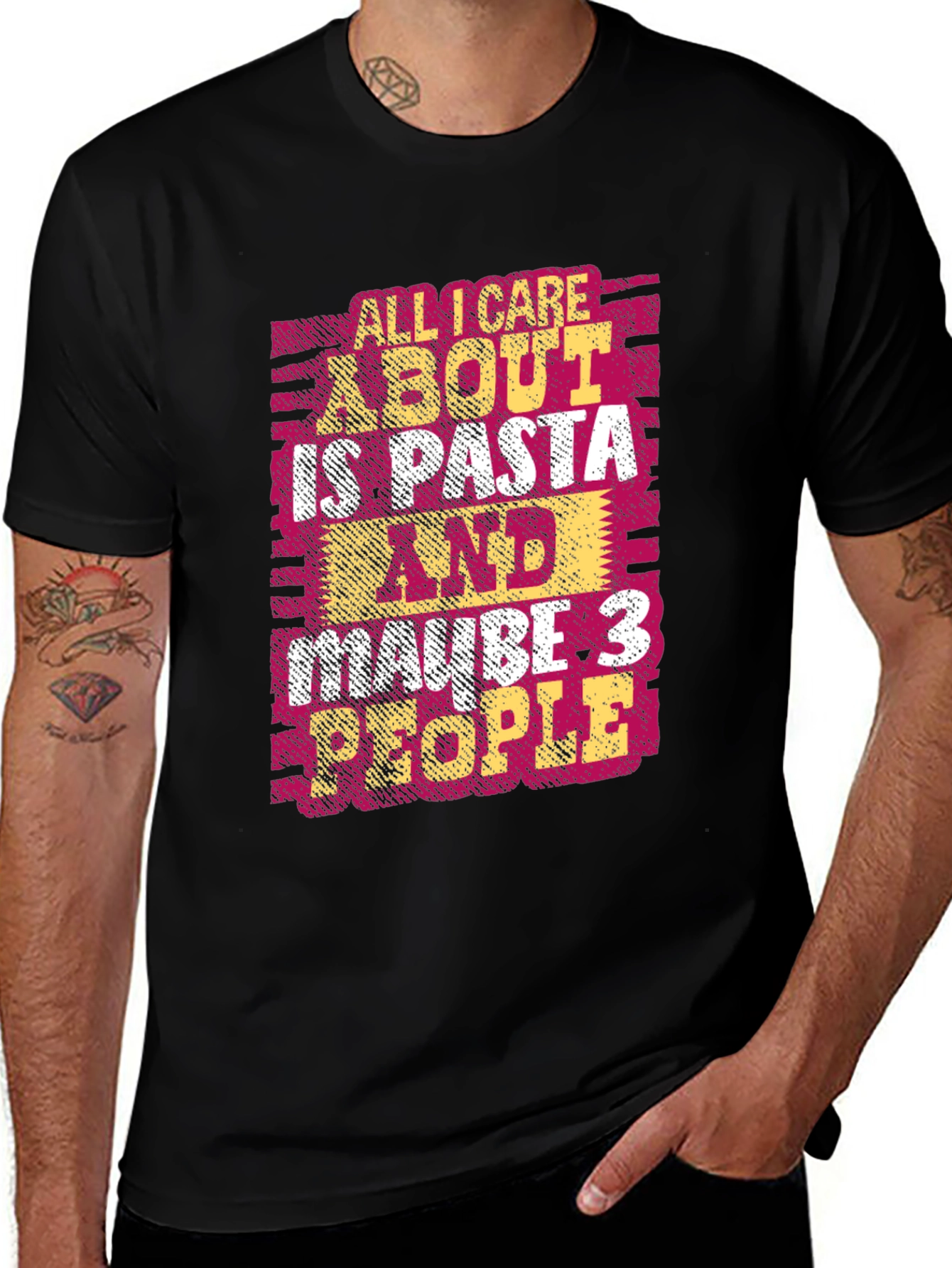 Pasta Lover T-Shirt - Funny Graphic Tee