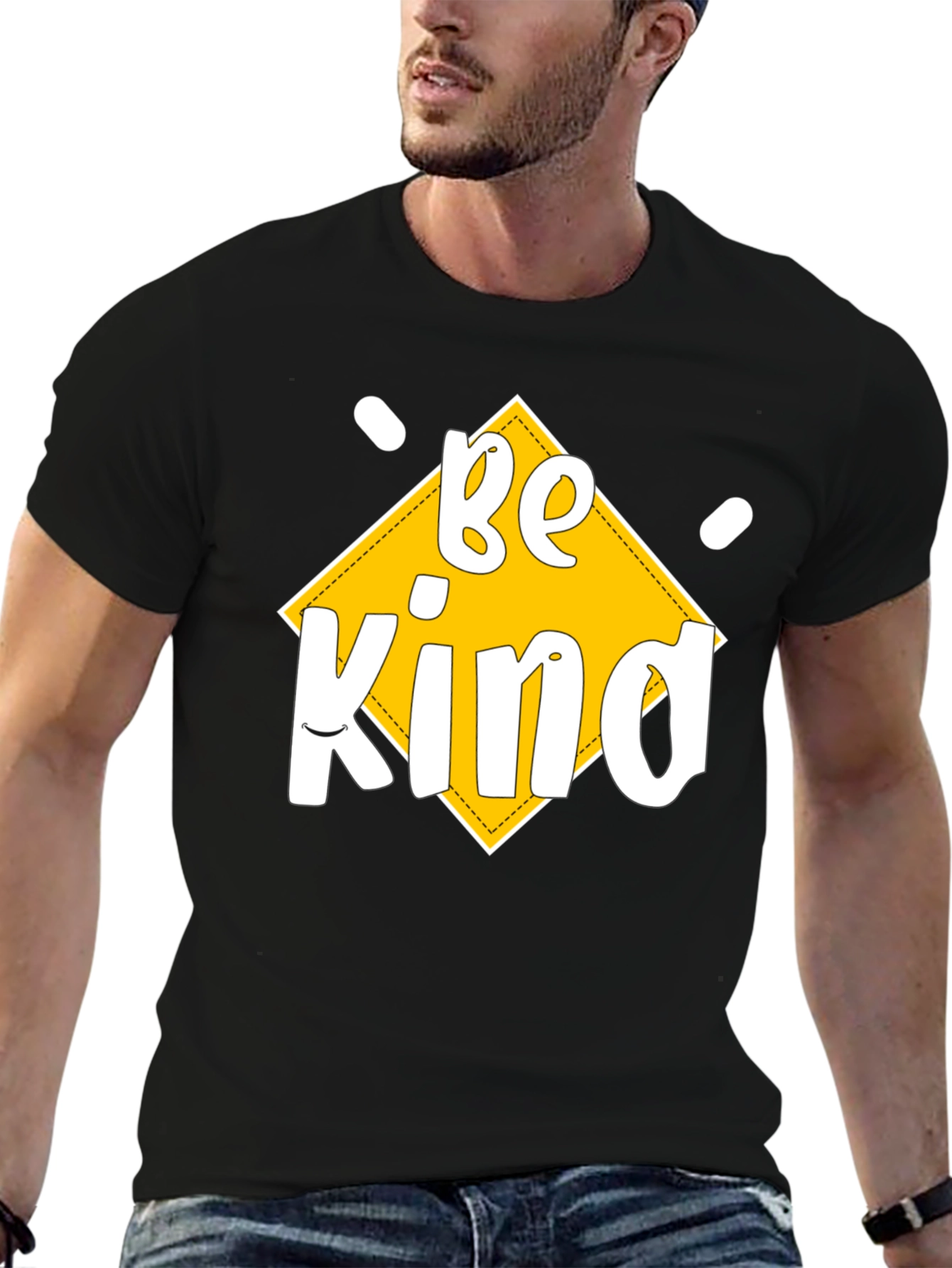 Be Kind Graphic Tee - Black T-Shirt