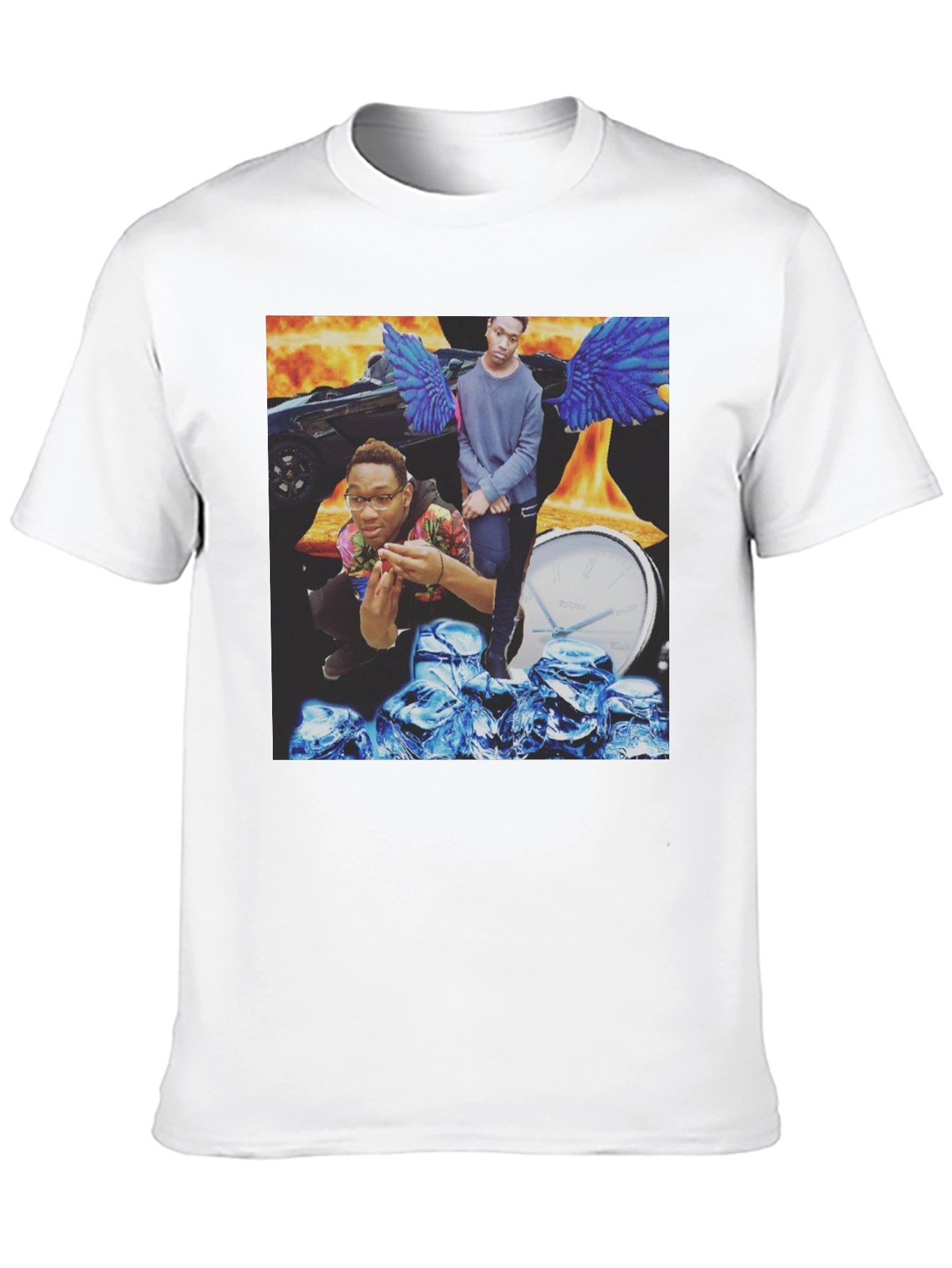 Mens Graphic Print T-Shirt - Unique Design