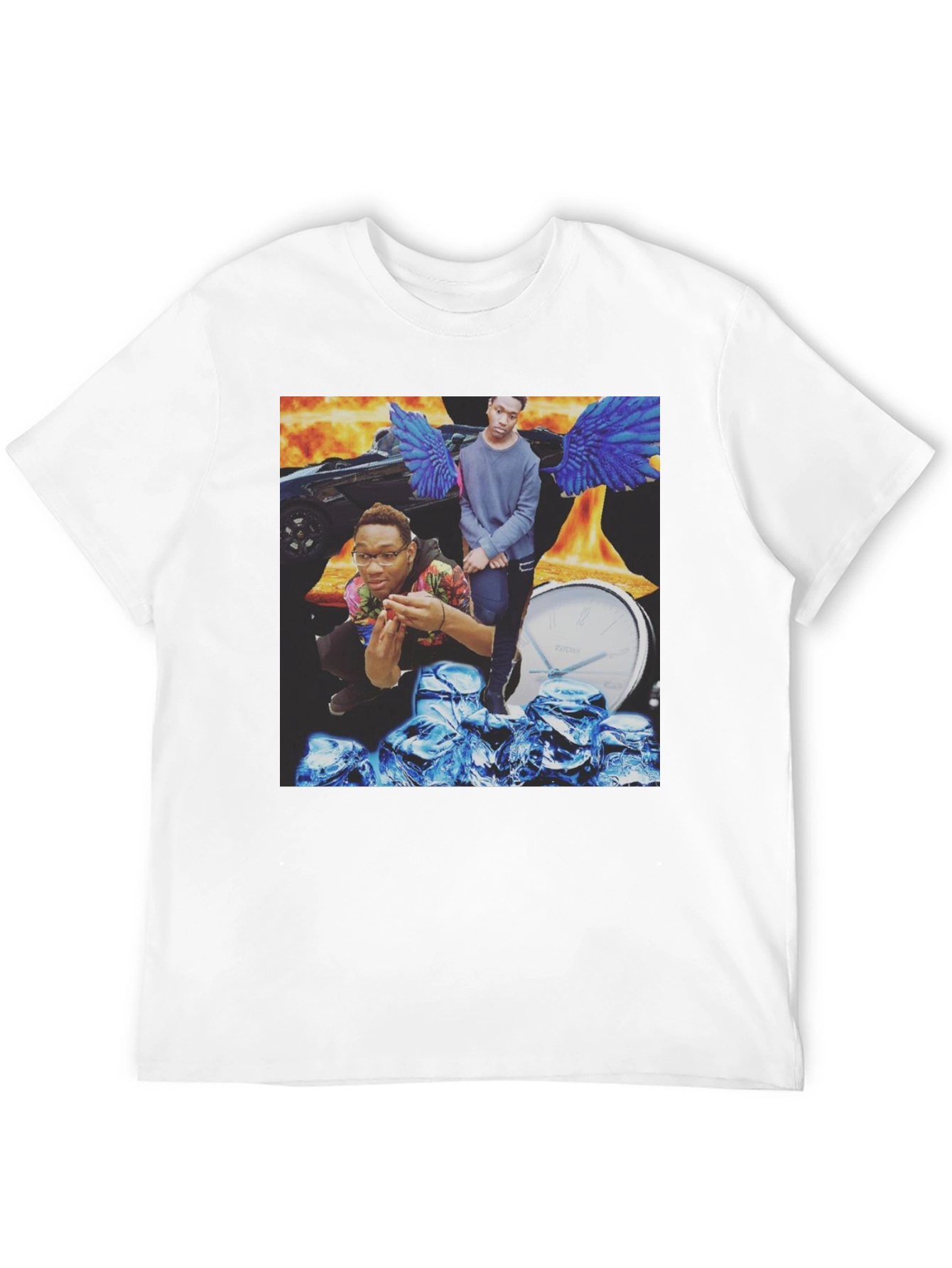 Mens Graphic Print T-Shirt - Unique Design