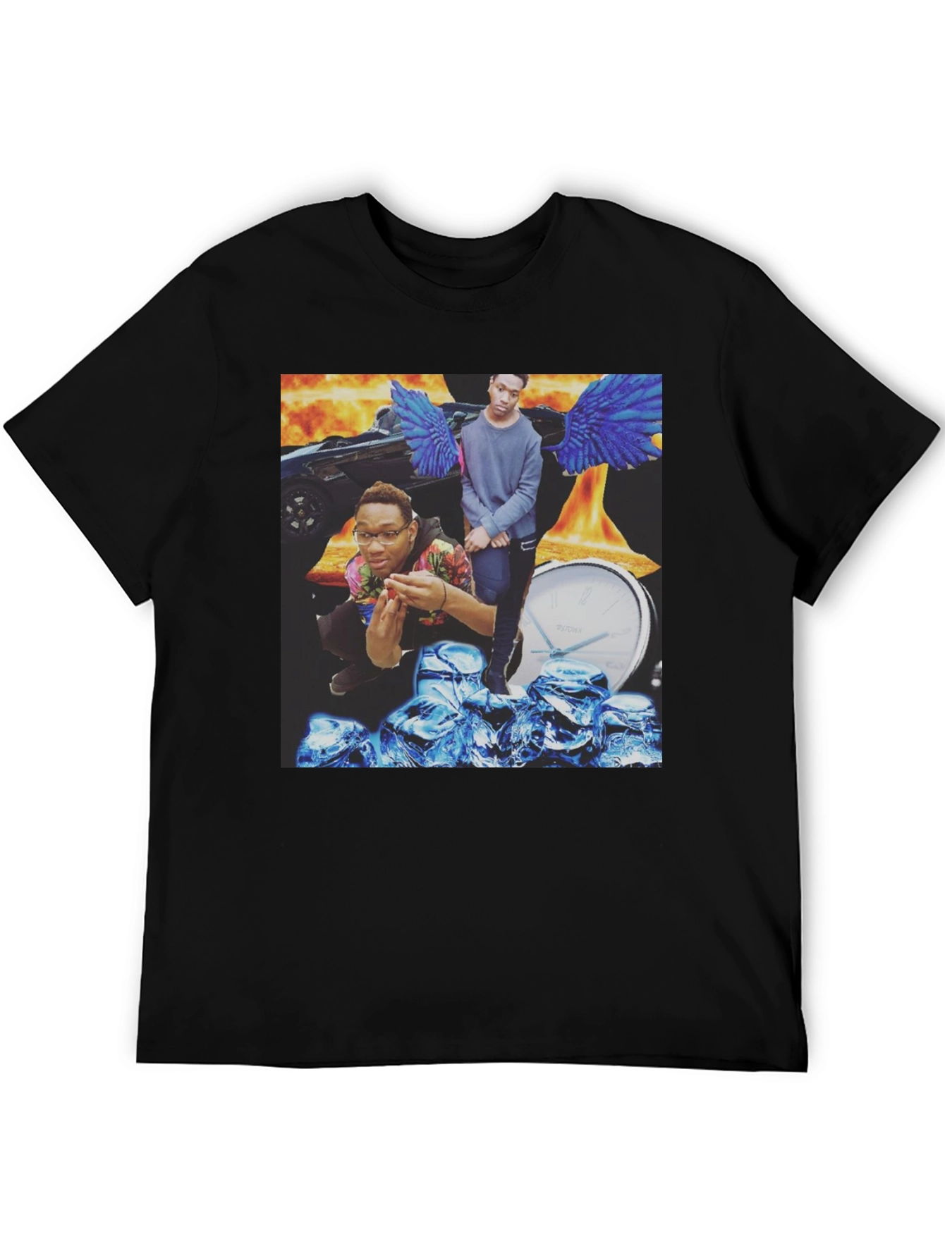 Mens Graphic Print T-Shirt - Unique Design