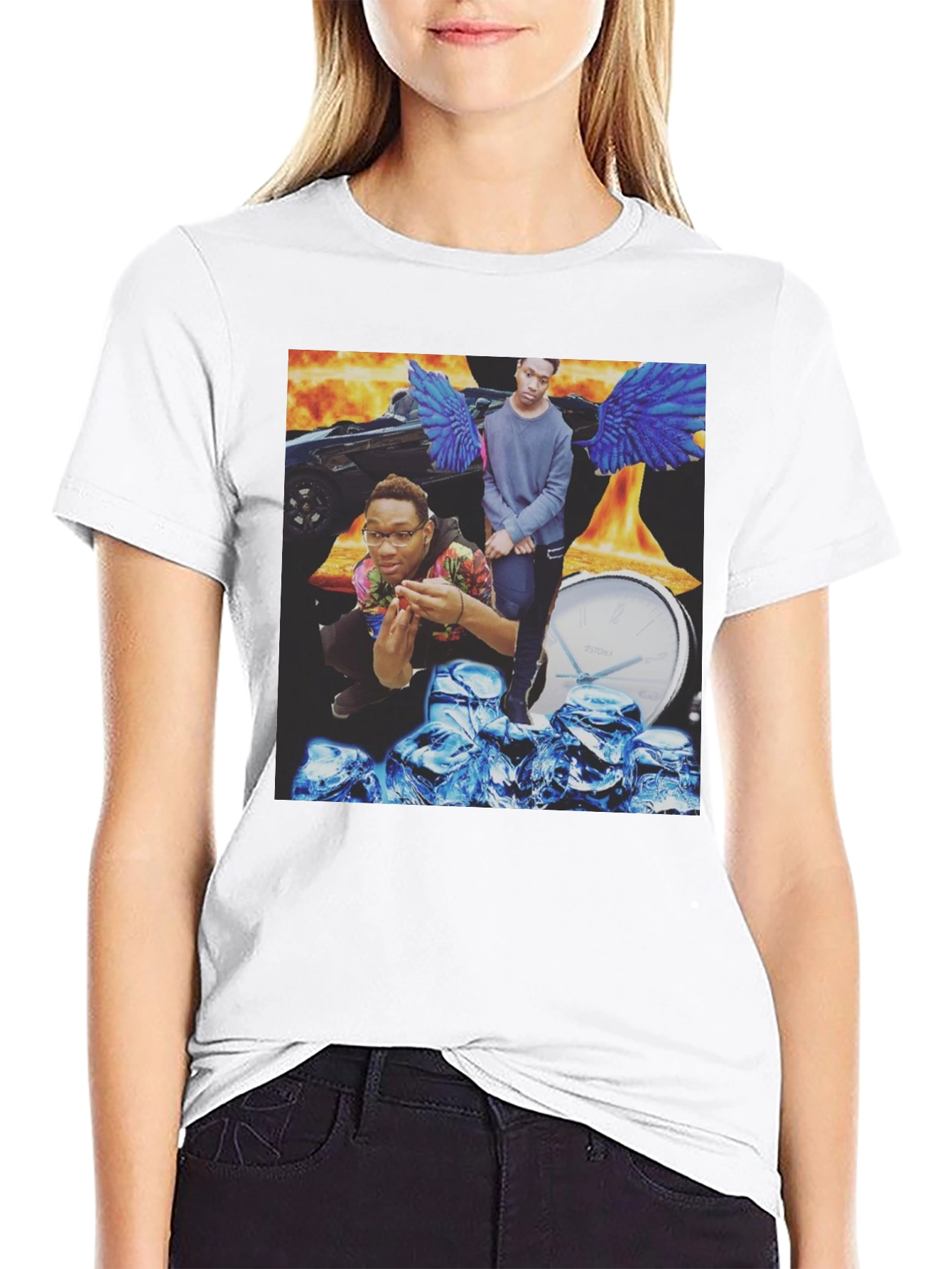 Mens Graphic Print T-Shirt - Unique Design