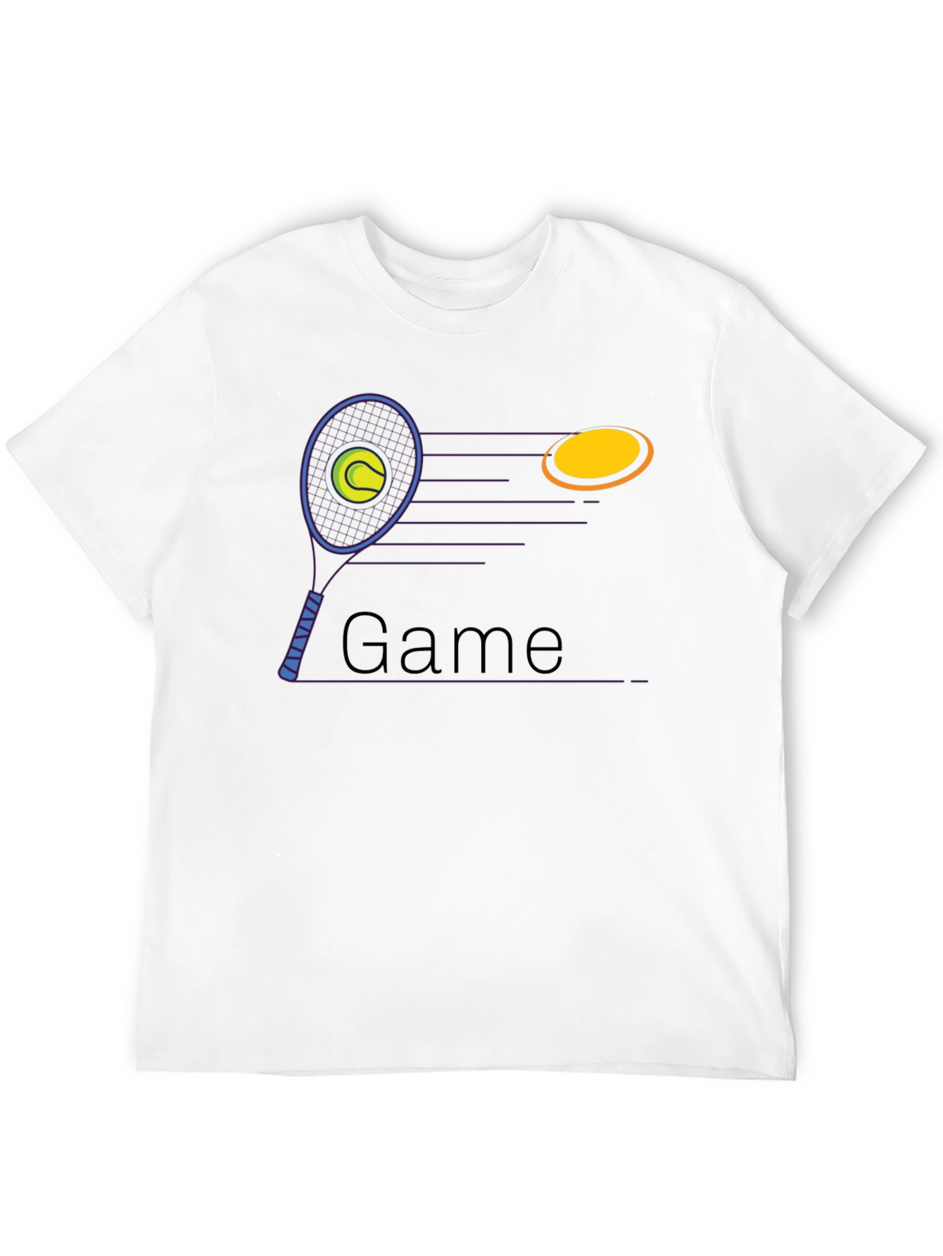 Game On: Tennis Racket Graphic Tee