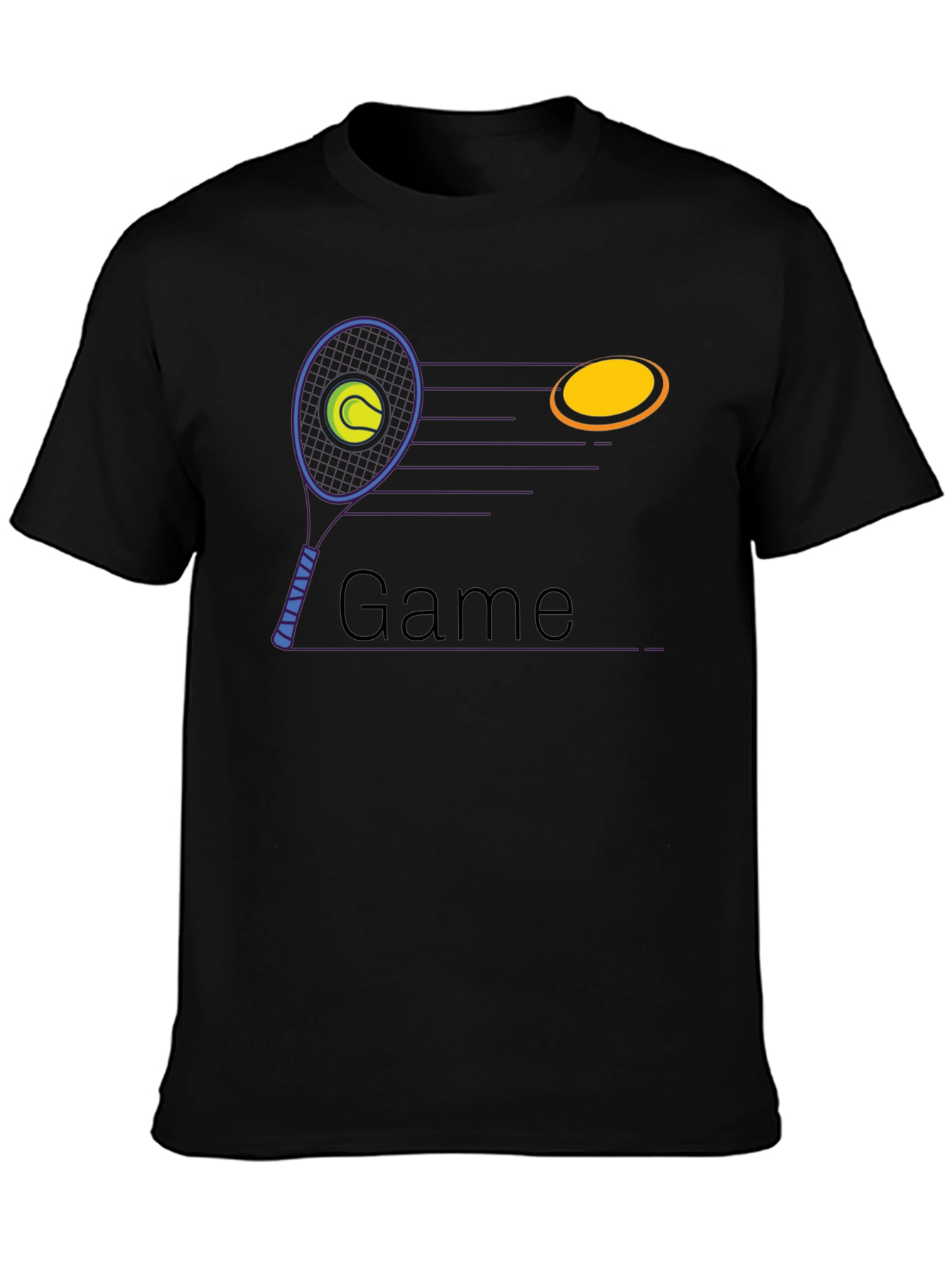 Game On: Tennis Racket Graphic Tee