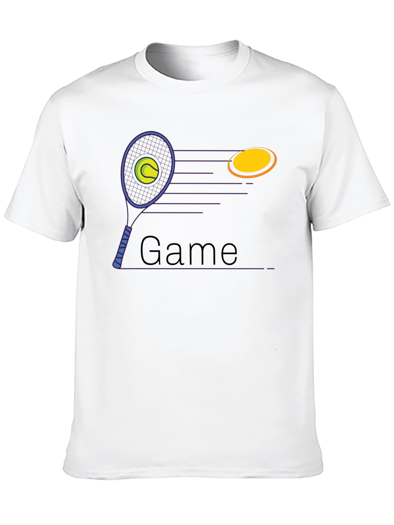 Game On: Tennis Racket Graphic Tee