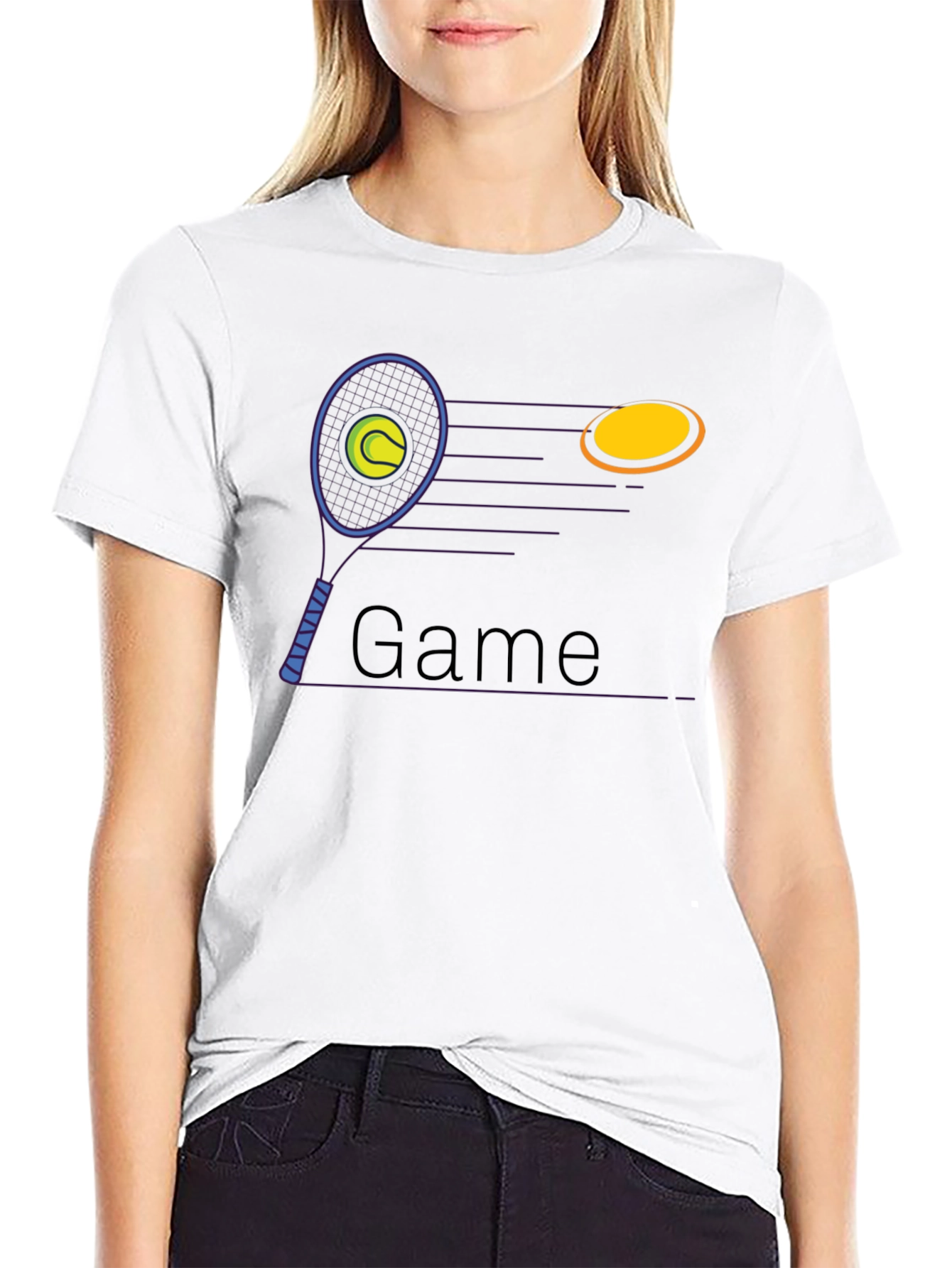 Game On: Tennis Racket Graphic Tee