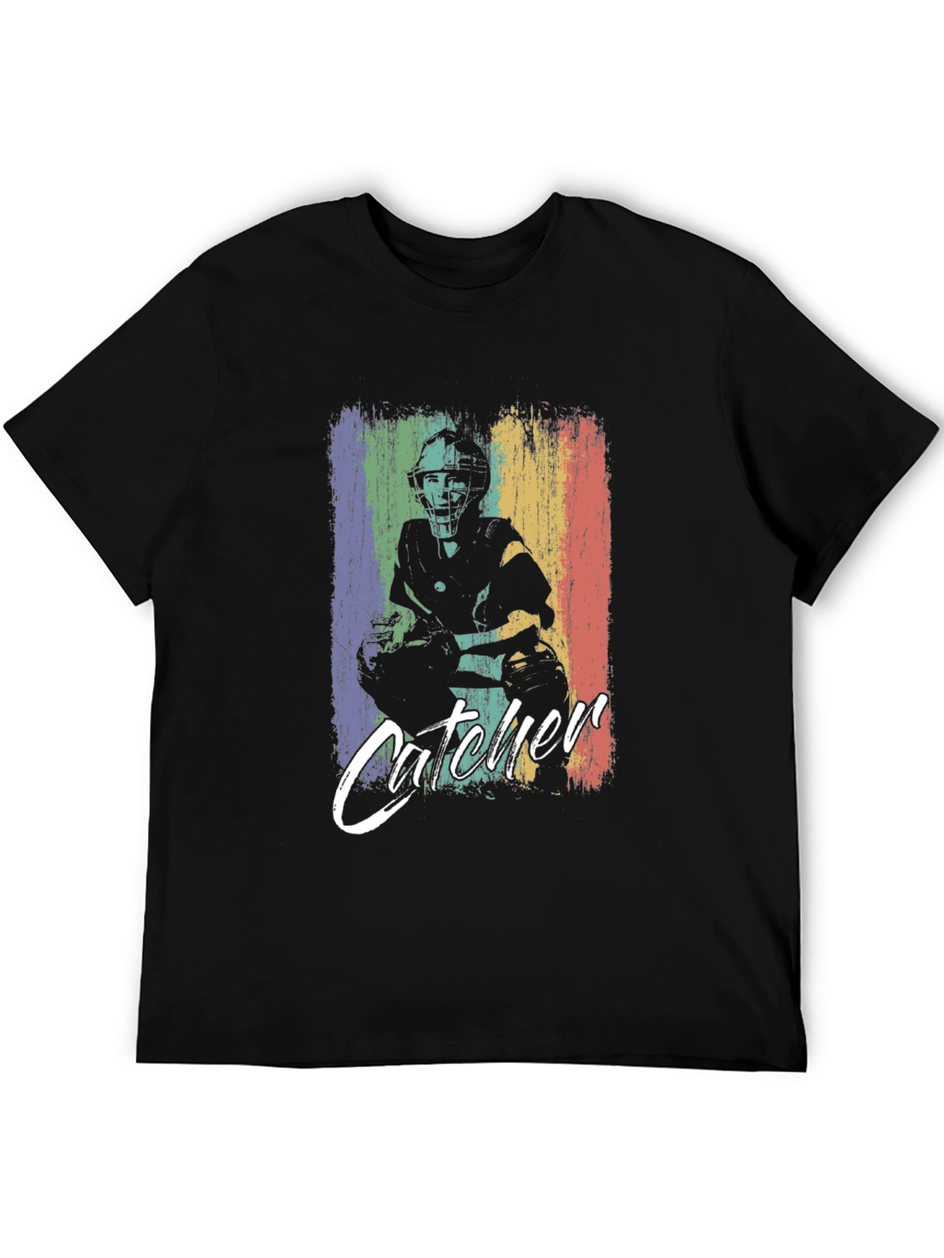 Catcher Graphic Tee - Baseball Fan Shirt