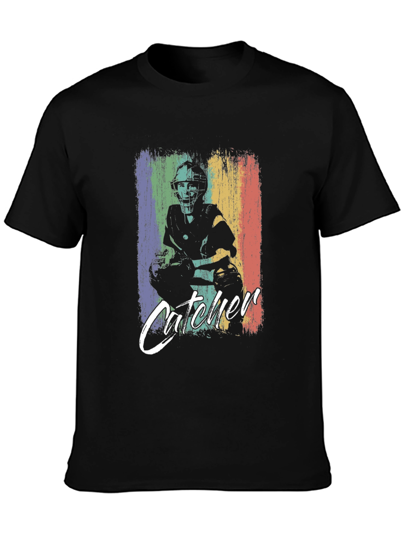 Catcher Graphic Tee - Baseball Fan Shirt