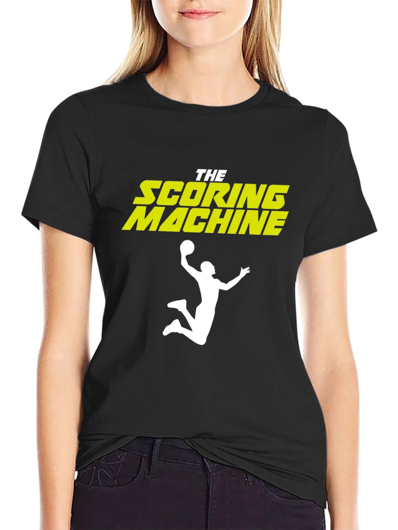 The Scoring Machine Basketball Graphic Tee