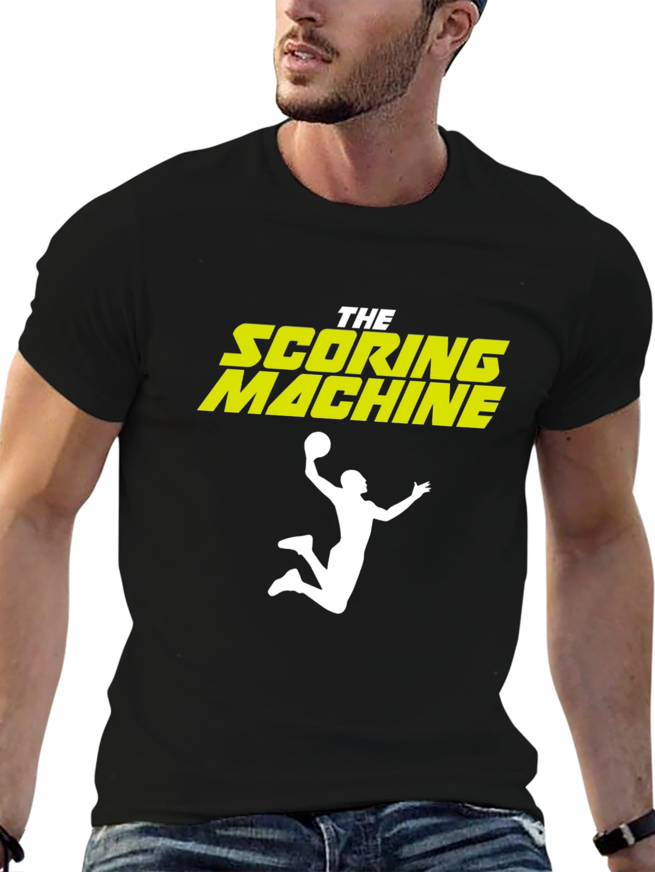 The Scoring Machine Basketball Graphic Tee