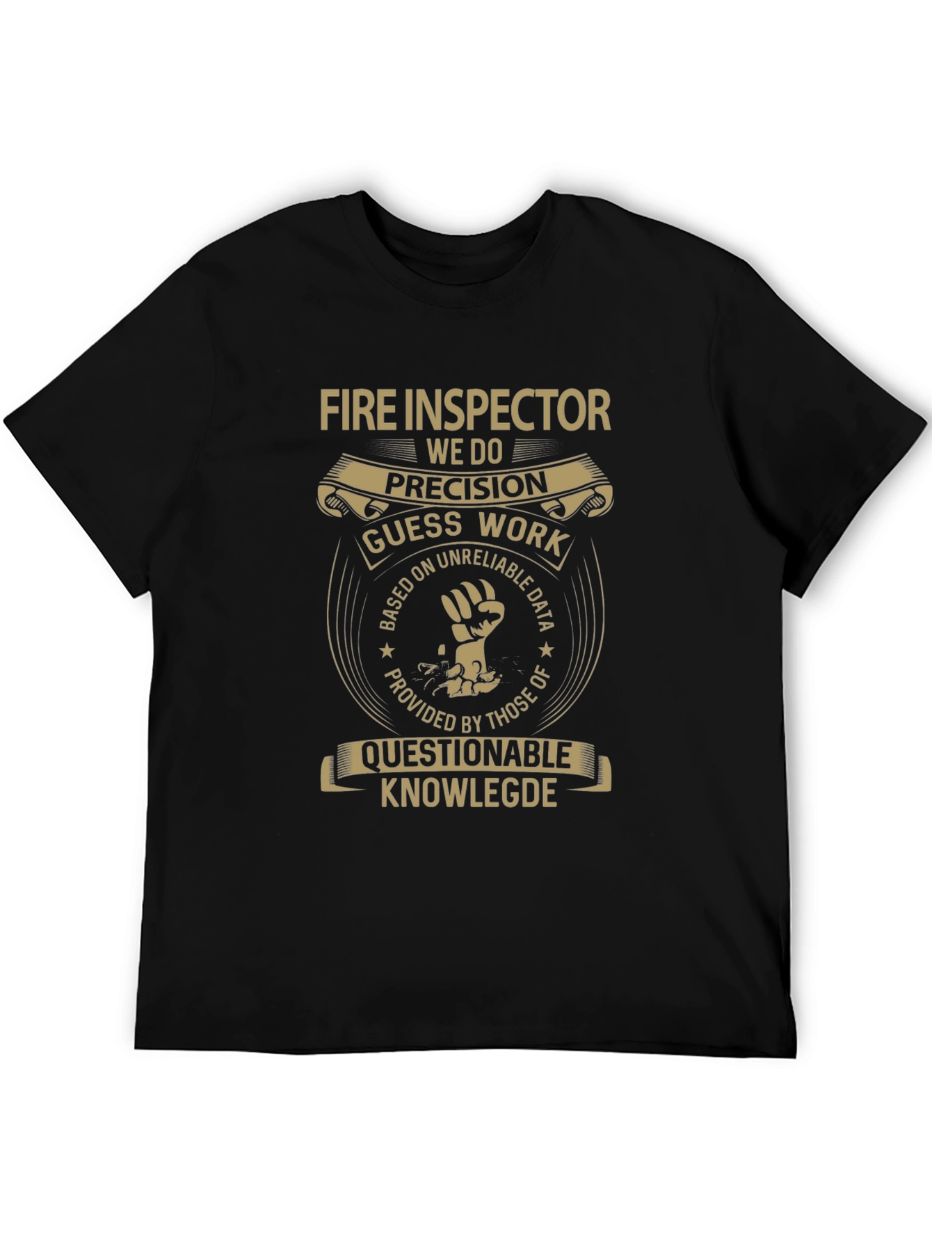 Fire Inspector Precision Humor Graphic Tee
