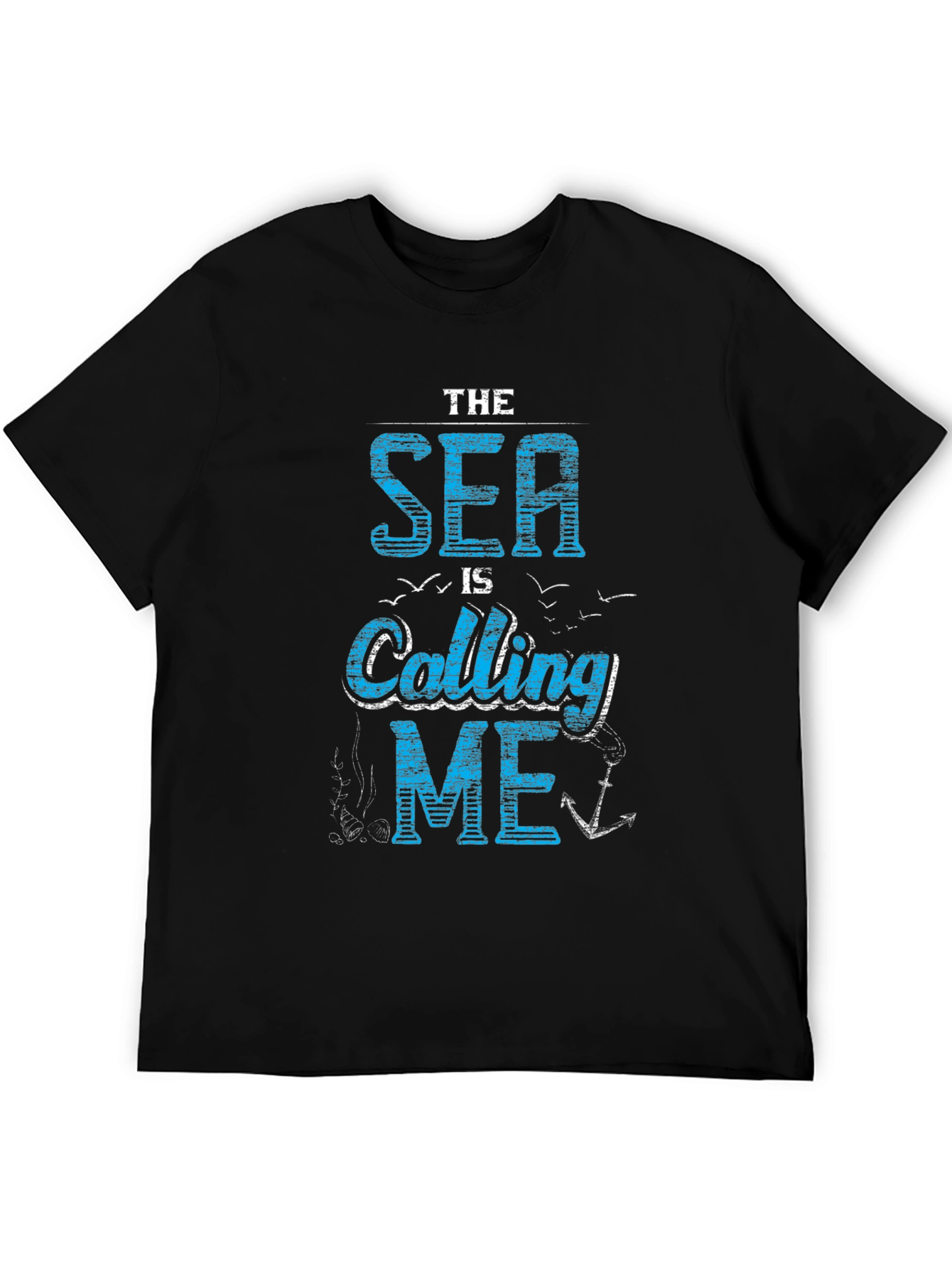 The Sea Is Calling Me - Mens Graphic T-Shirt