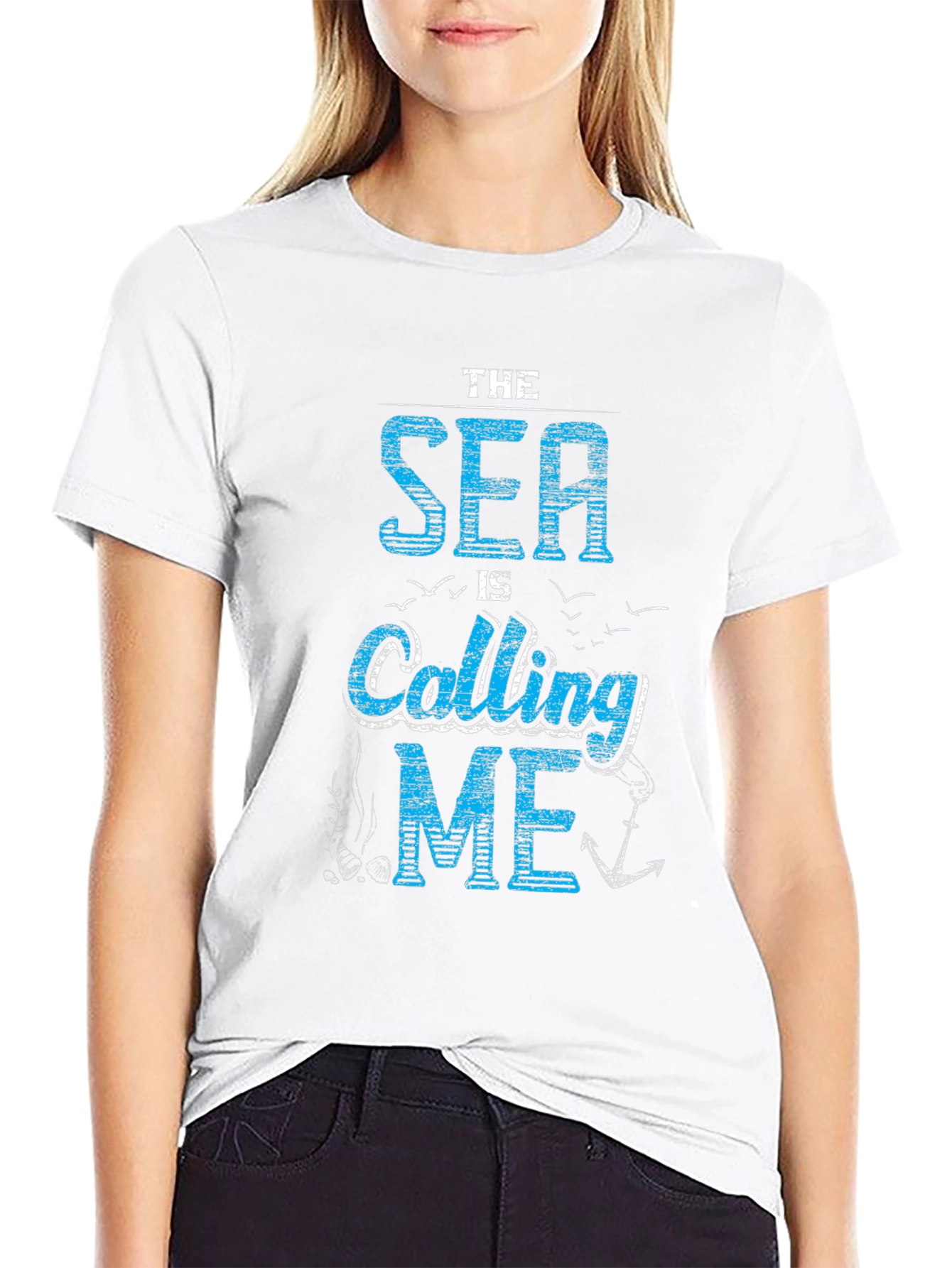 The Sea Is Calling Me - Mens Graphic T-Shirt