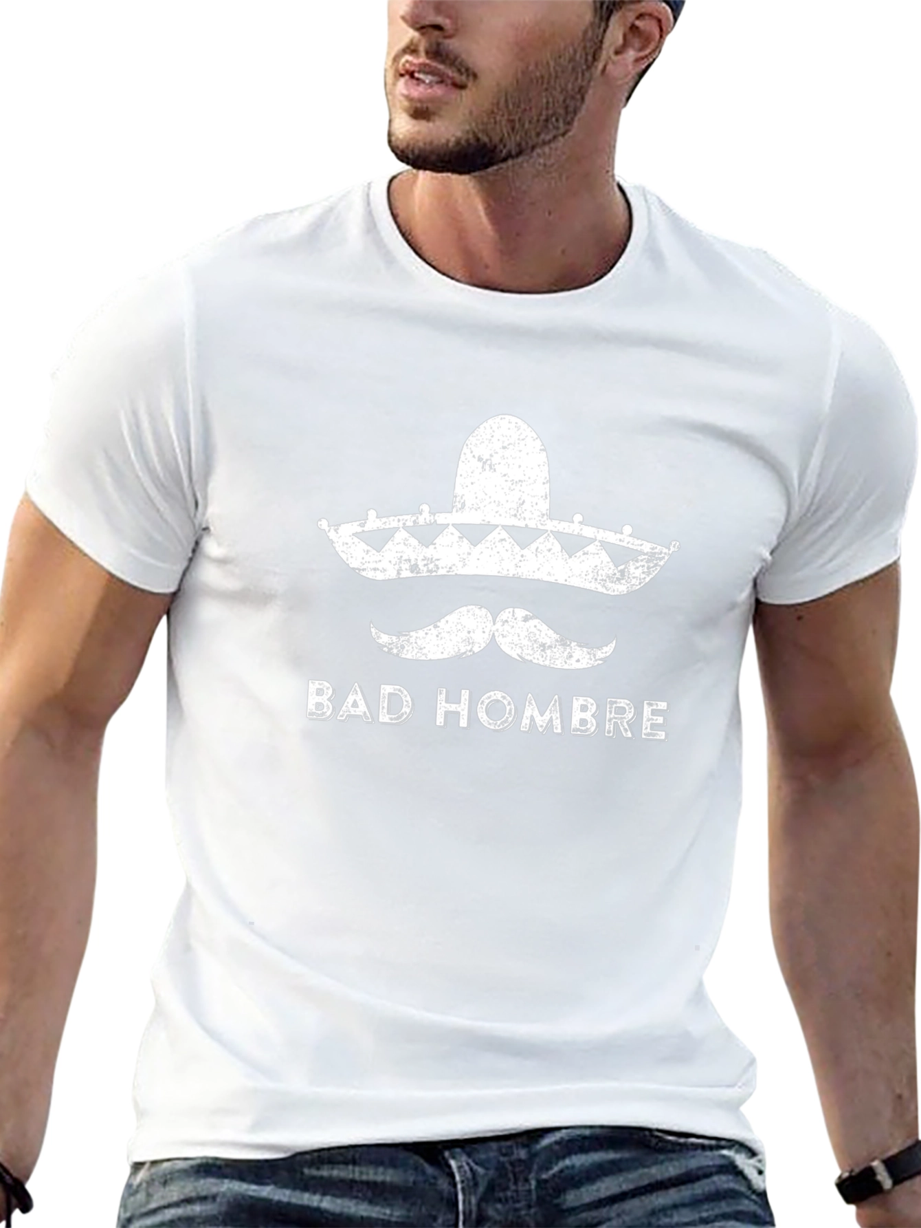 Bad Hombre Graphic Tee - Mens Black T-Shirt