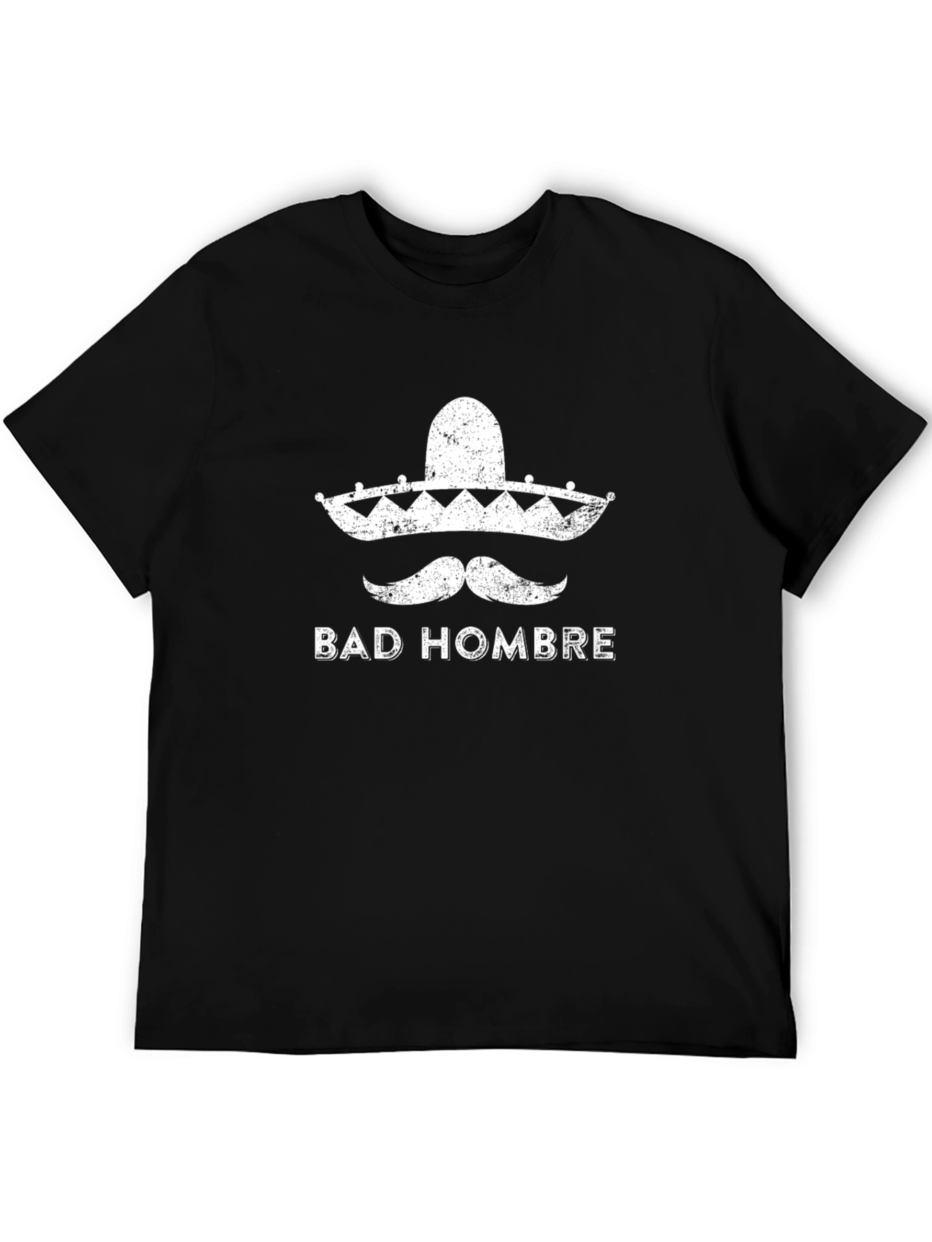 Bad Hombre Graphic Tee - Mens Black T-Shirt
