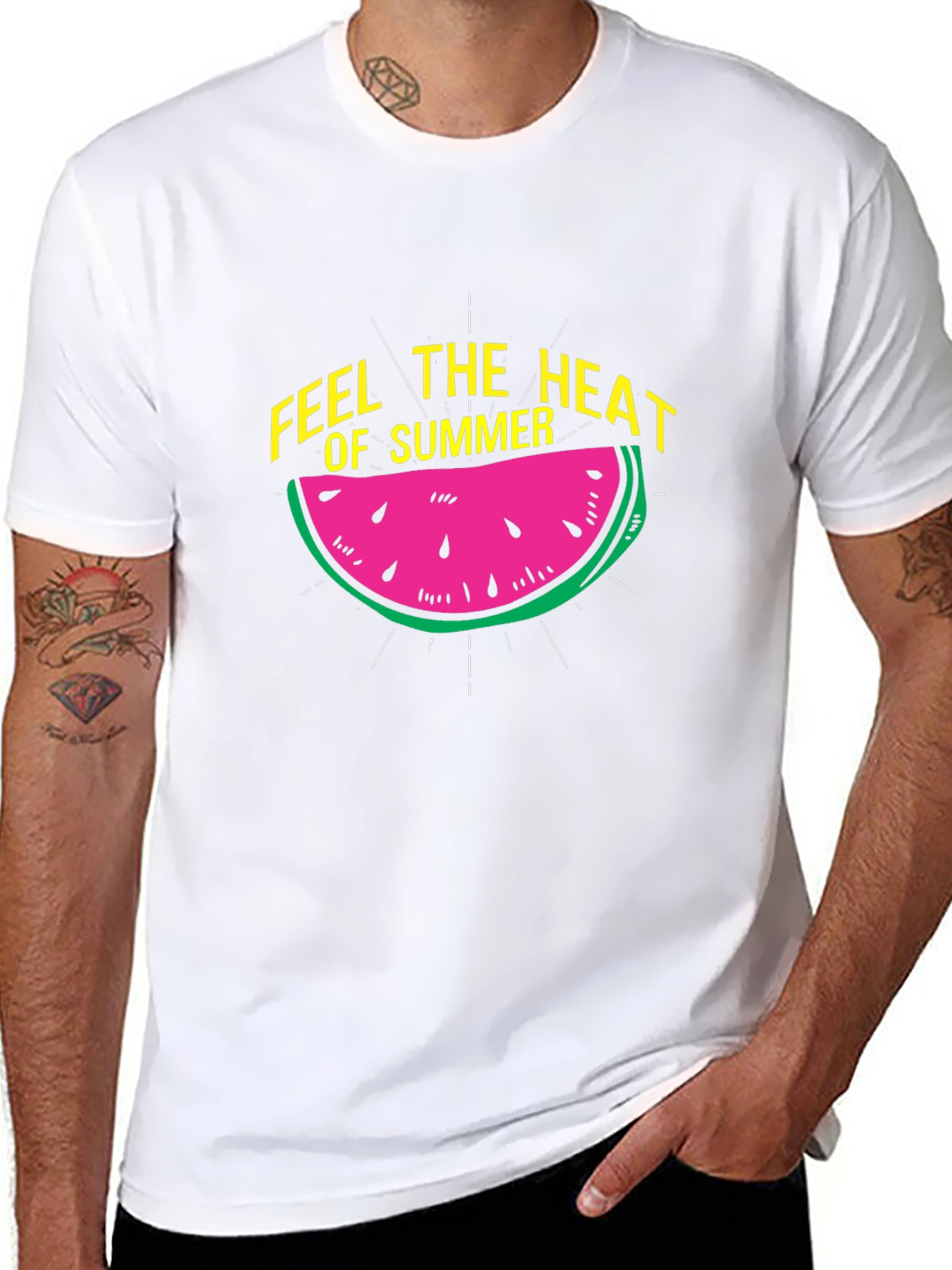 Feel the Heat of Summer Watermelon T-Shirt