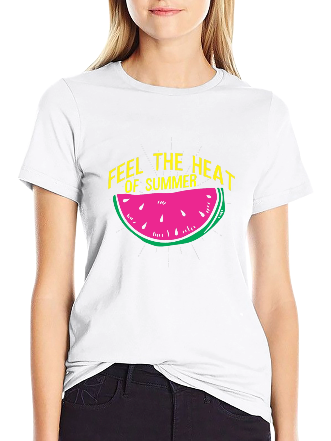 Feel the Heat of Summer Watermelon T-Shirt