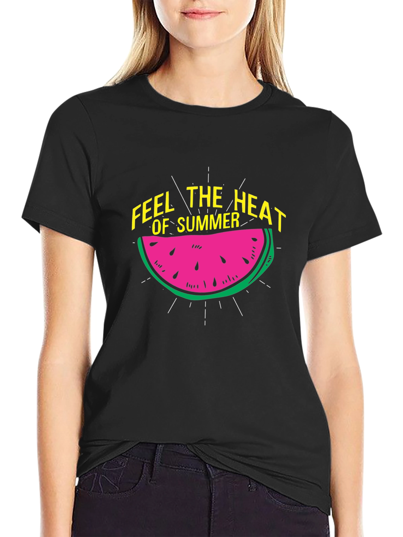 Feel the Heat of Summer Watermelon T-Shirt