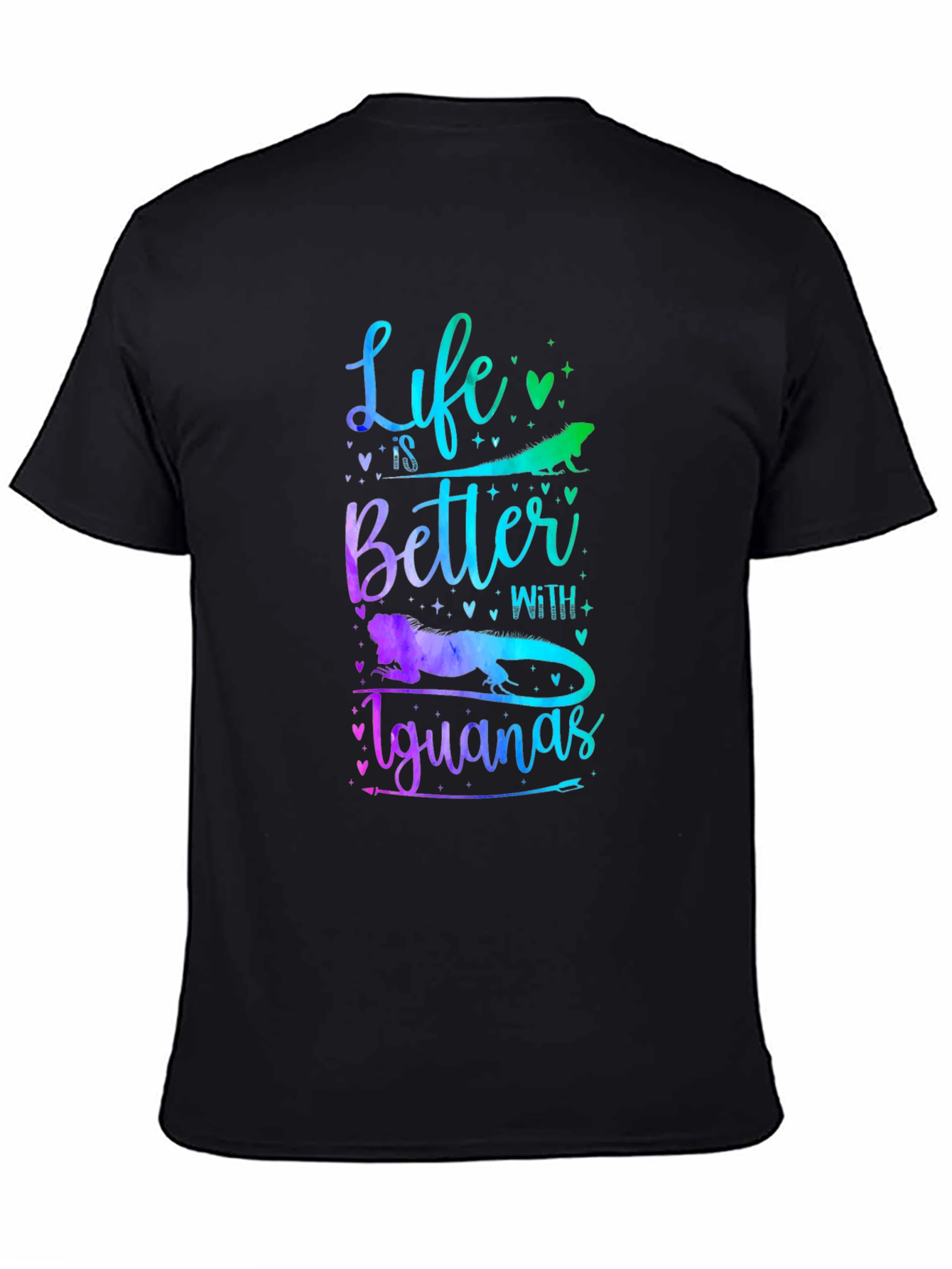 Life is Better With Iguanas Graphic T-Shirt
