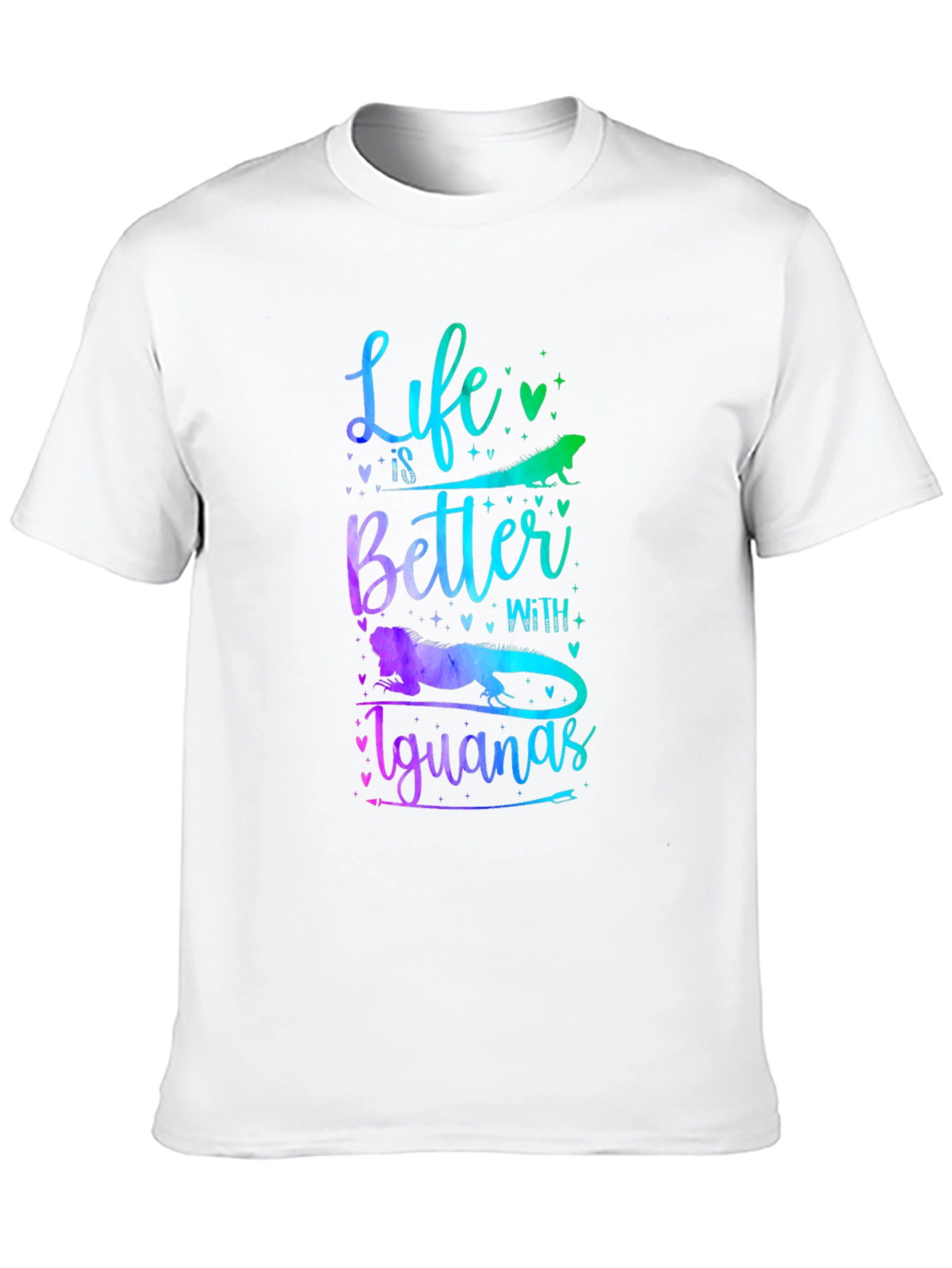 Life is Better With Iguanas Graphic T-Shirt