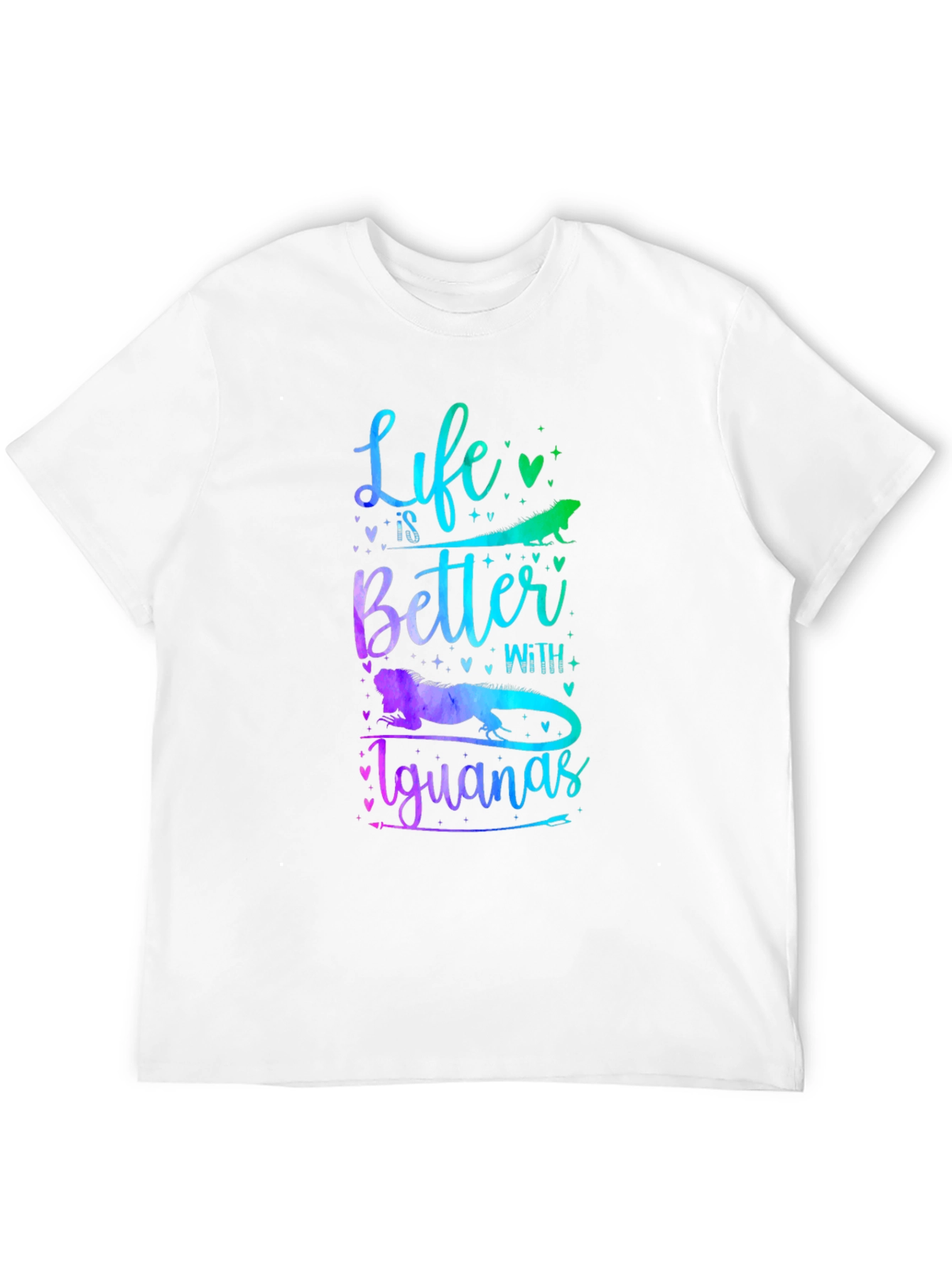 Life is Better With Iguanas Graphic T-Shirt