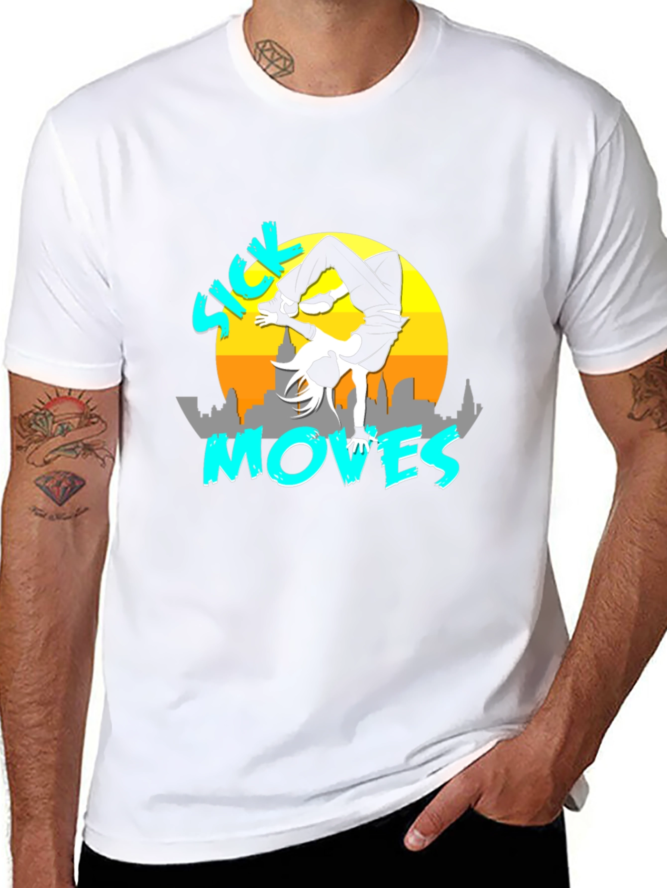 Sick Moves Graphic Tee - Black