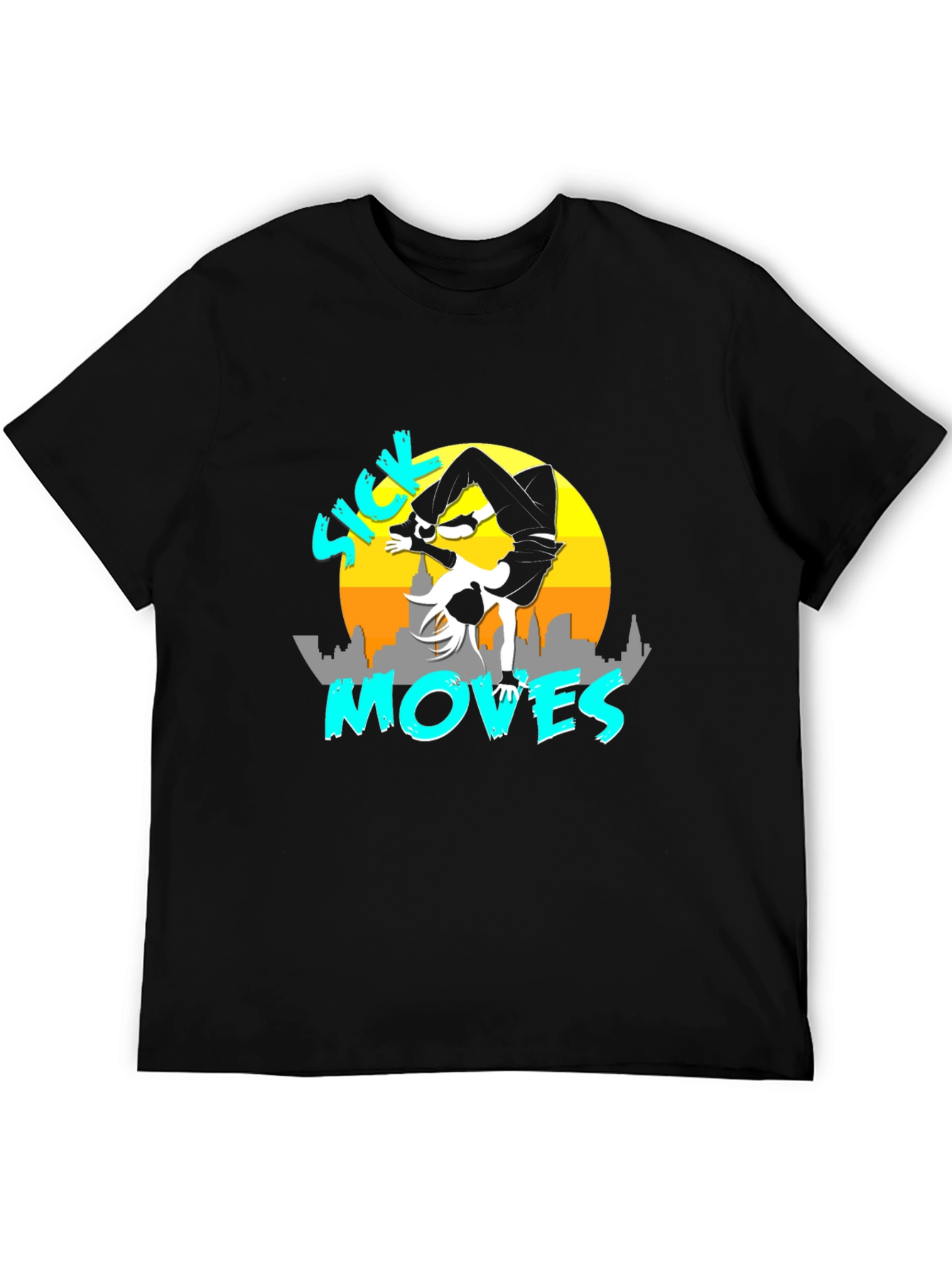 Sick Moves Graphic Tee - Black