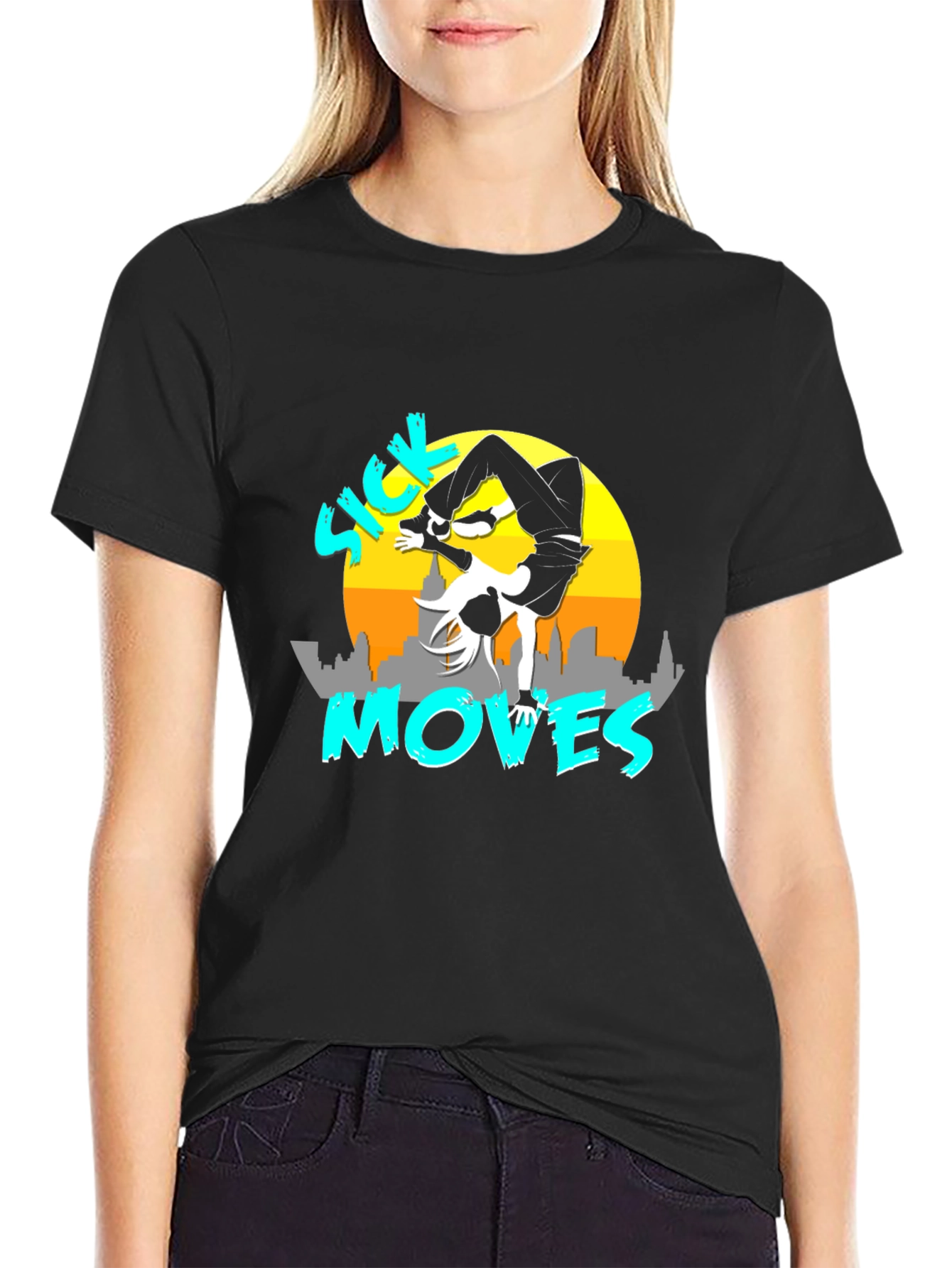Sick Moves Graphic Tee - Black