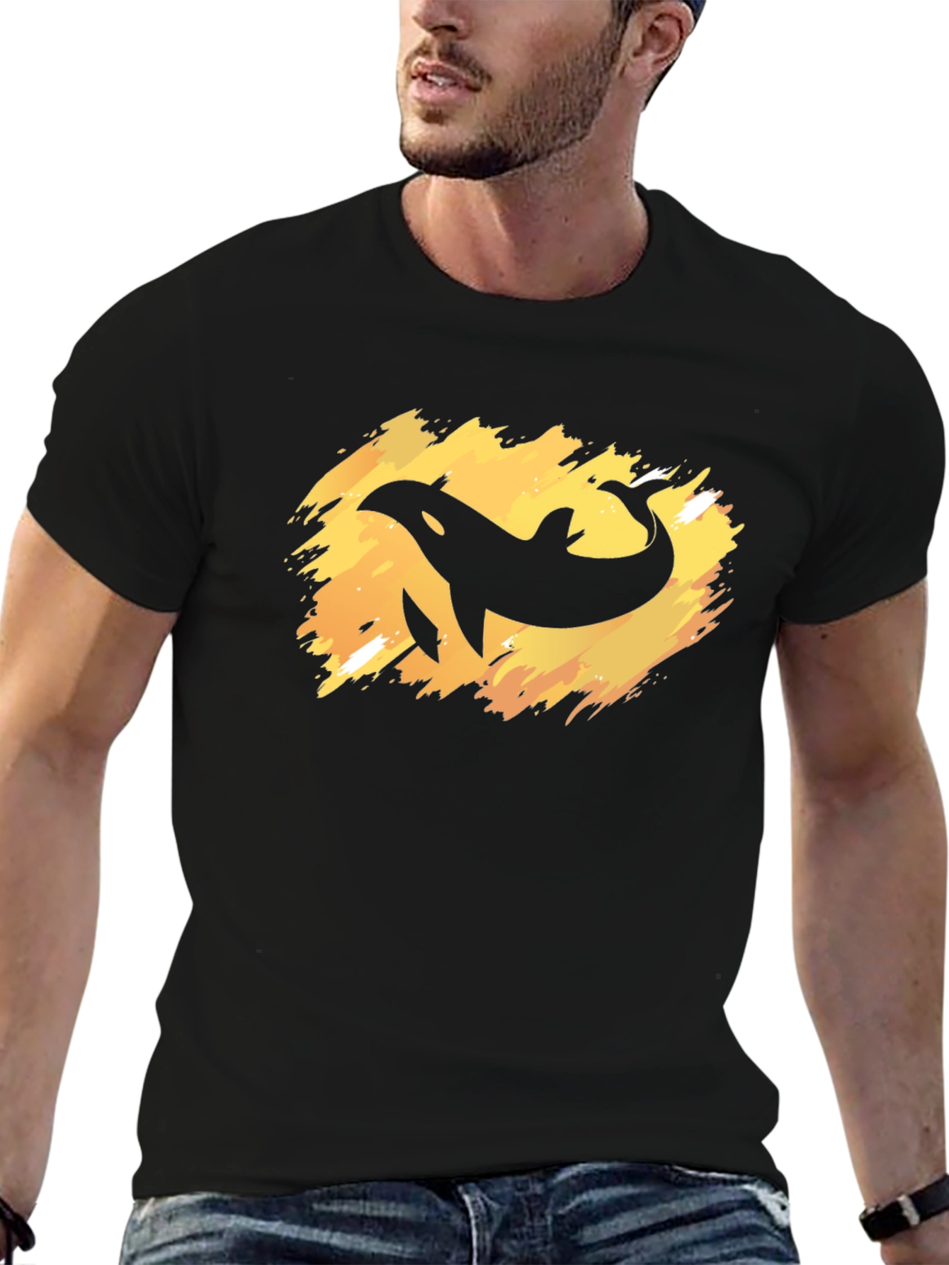 Orca Silhouette Graphic Tee
