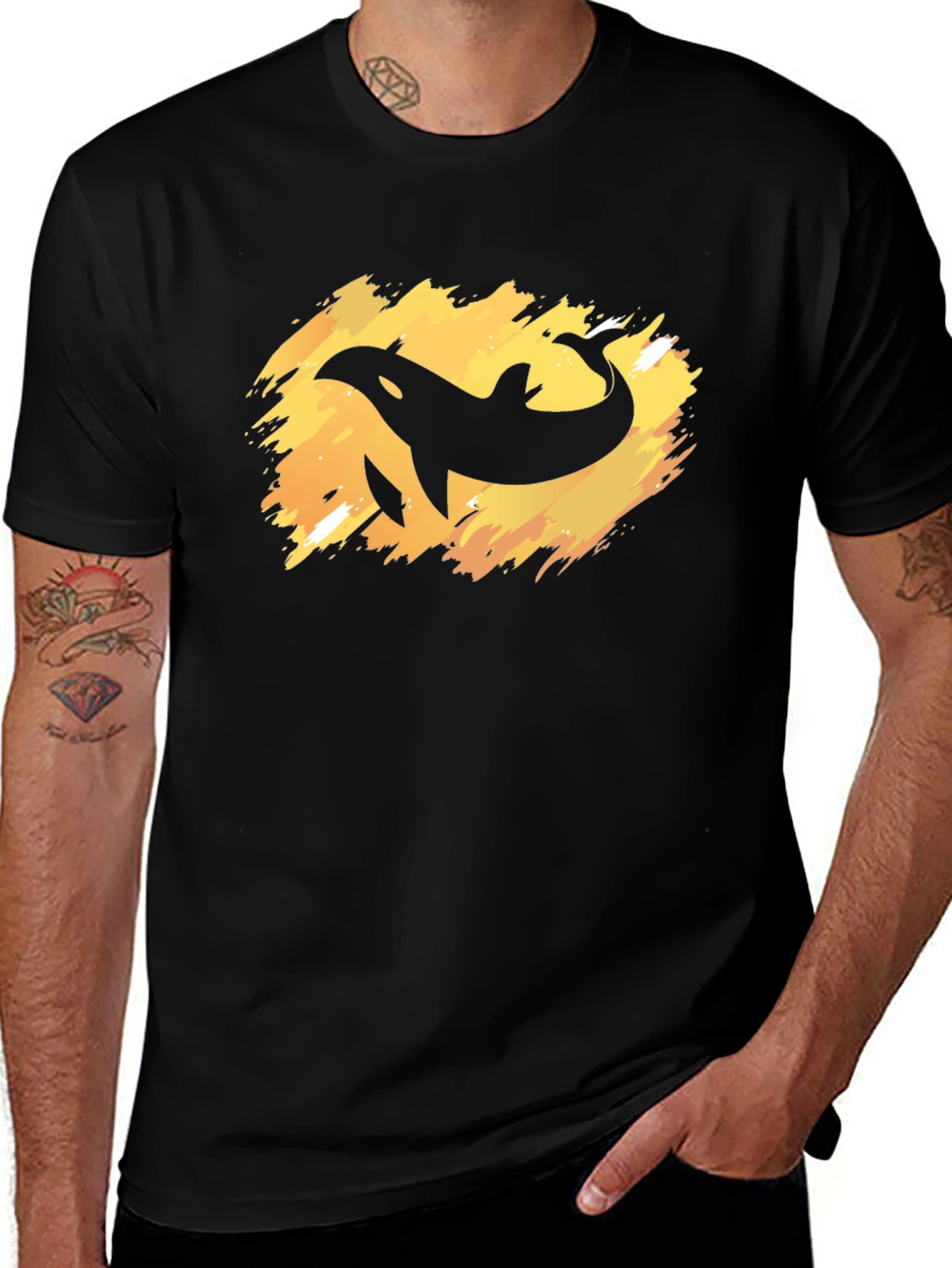 Orca Silhouette Graphic Tee