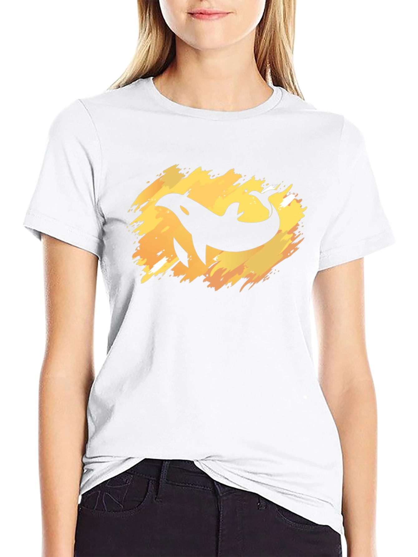 Orca Silhouette Graphic Tee