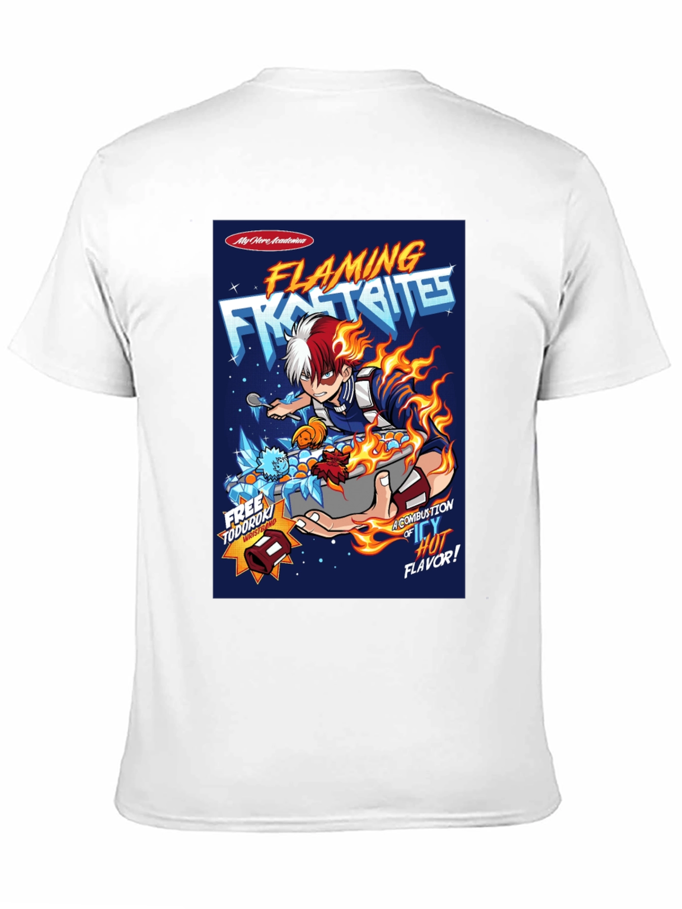 Flaming Frost Bites My Hero Academia Anime T-Shirt