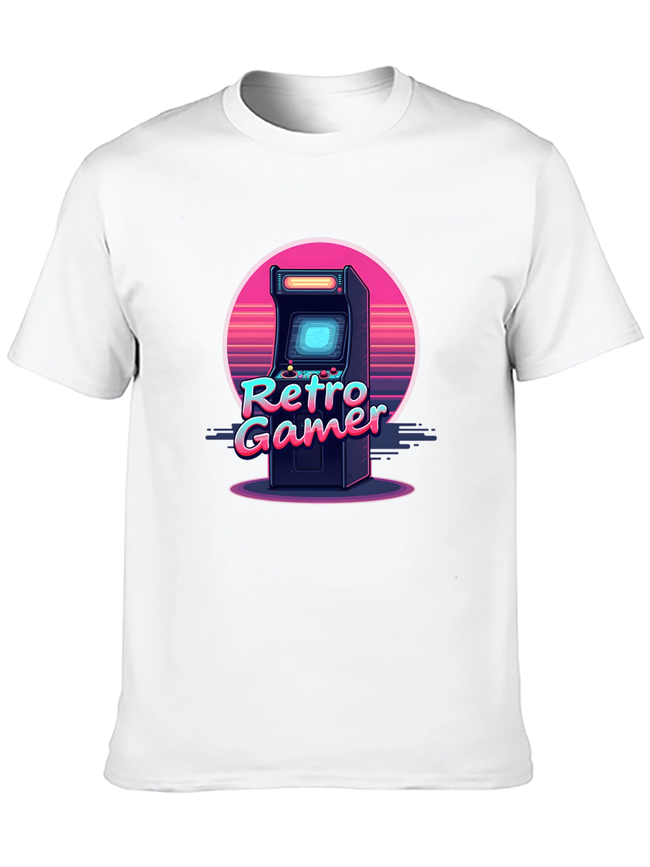 Retro Gamer Arcade Black T-Shirt
