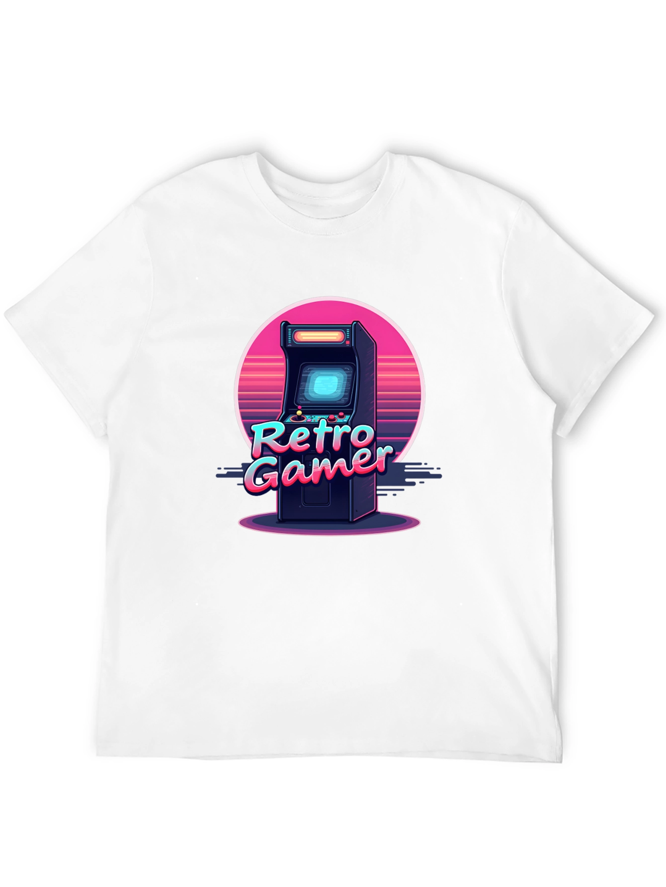Retro Gamer Arcade Black T-Shirt