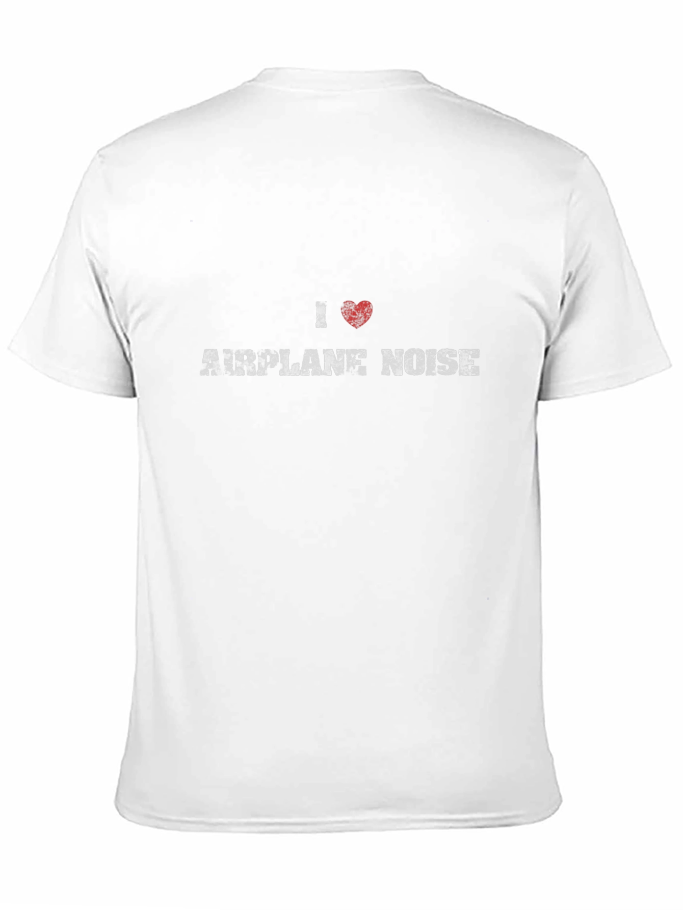 I Love Airplane Noise Graphic Tee - Black