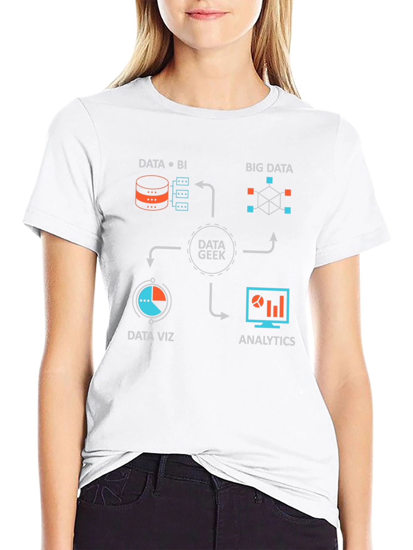 Data Geek T-Shirt: Big Data Analytics and Visualization